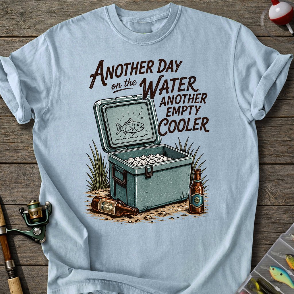 Empty Cooler Fishing T-shirt