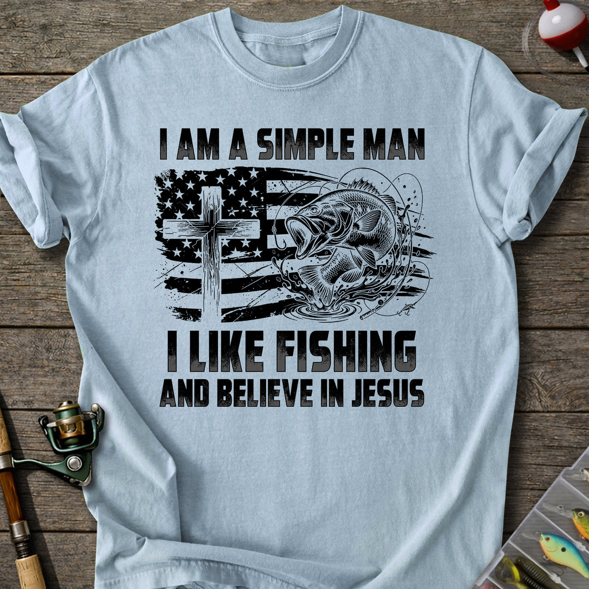 Fishing Jesus T-Shirt
