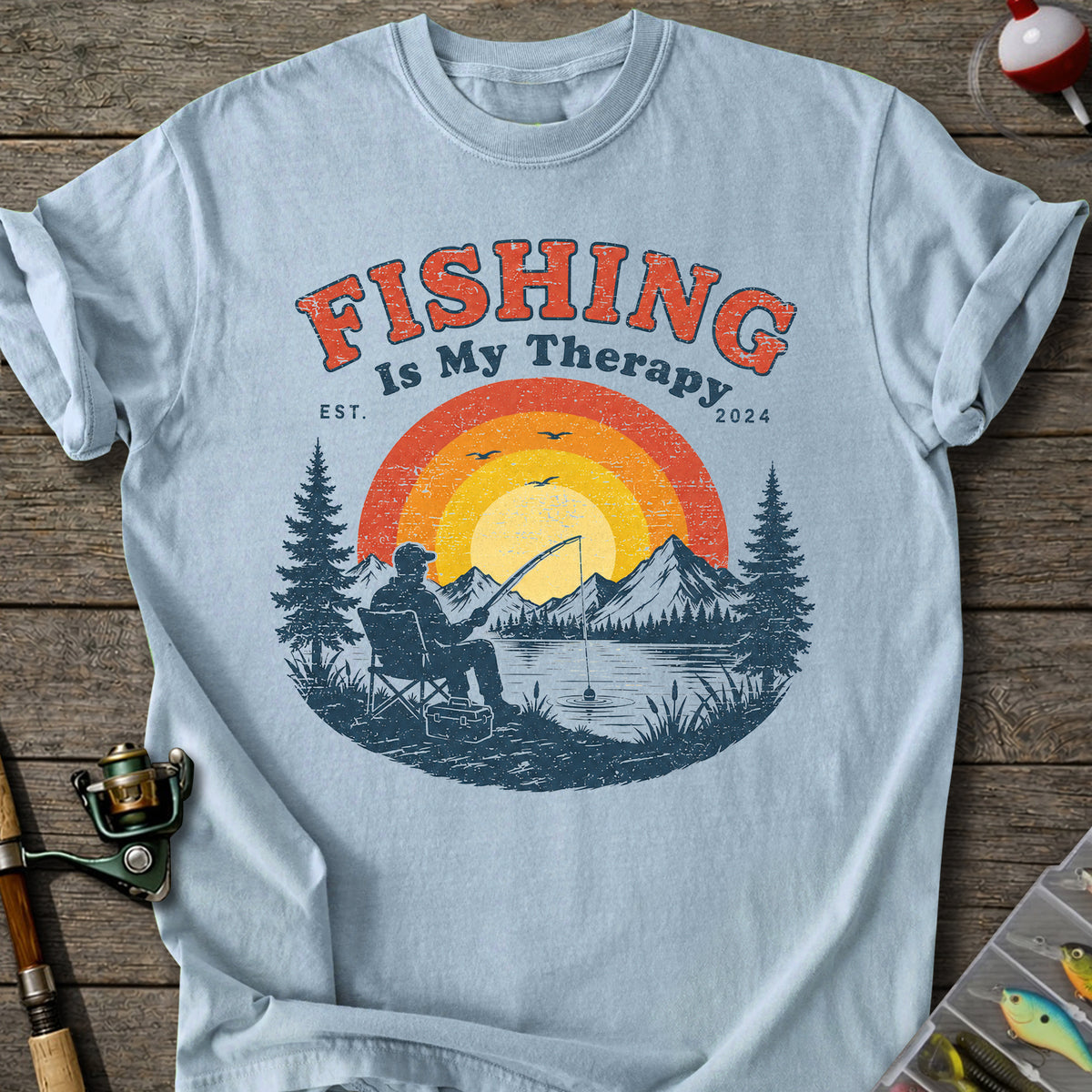 Fishing Therapy T-shirt