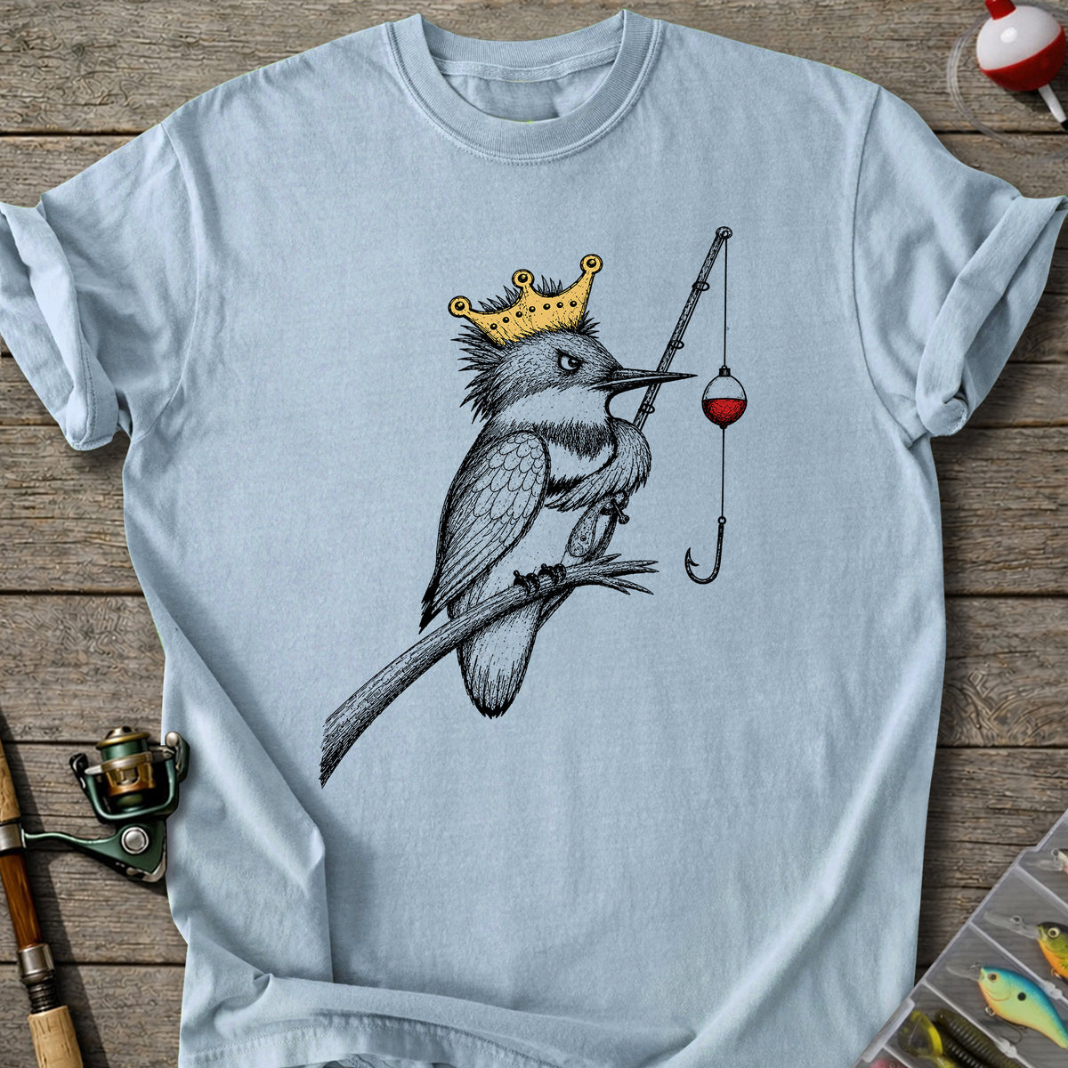 Kingfisher Fishing King T-Shirt