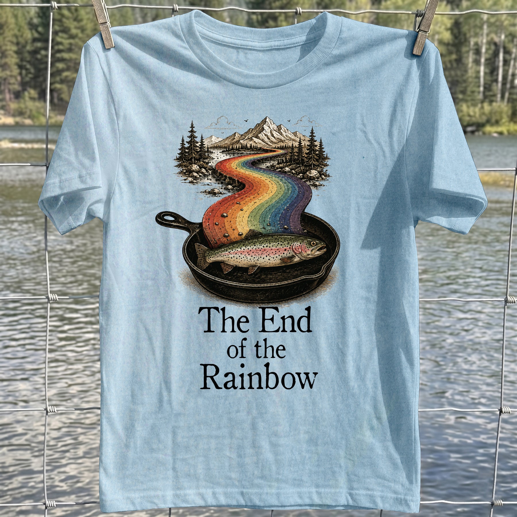 Rainbow Road Trout T-Shirt