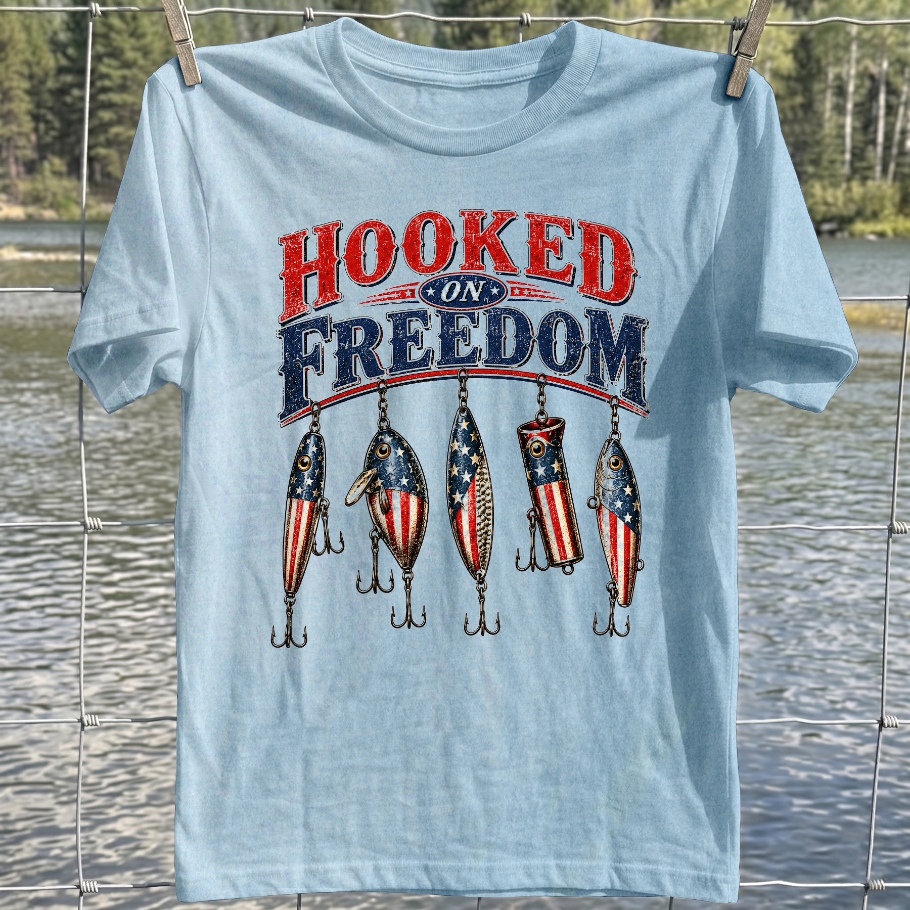 USA Fishing Lure T-Shirt