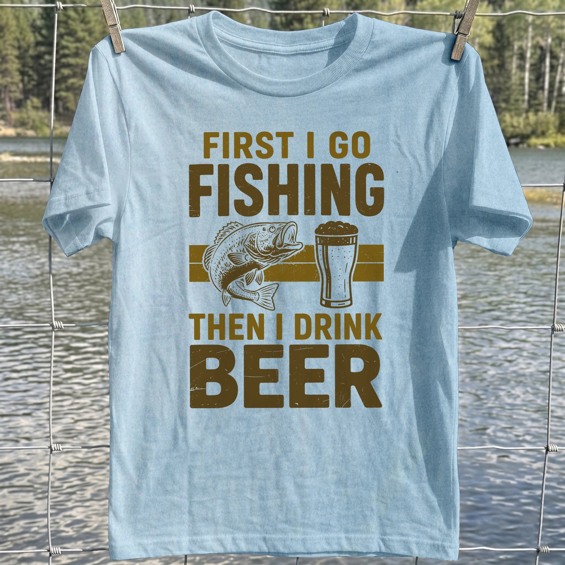 Fishing Then Beer T-Shirt