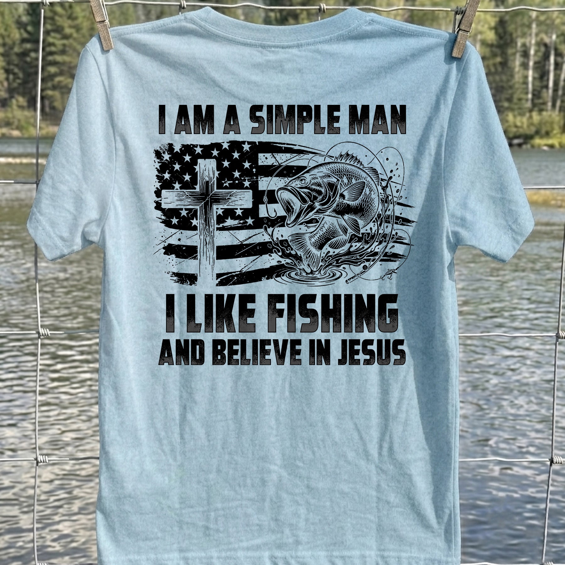 Fishing Jesus T-Shirt