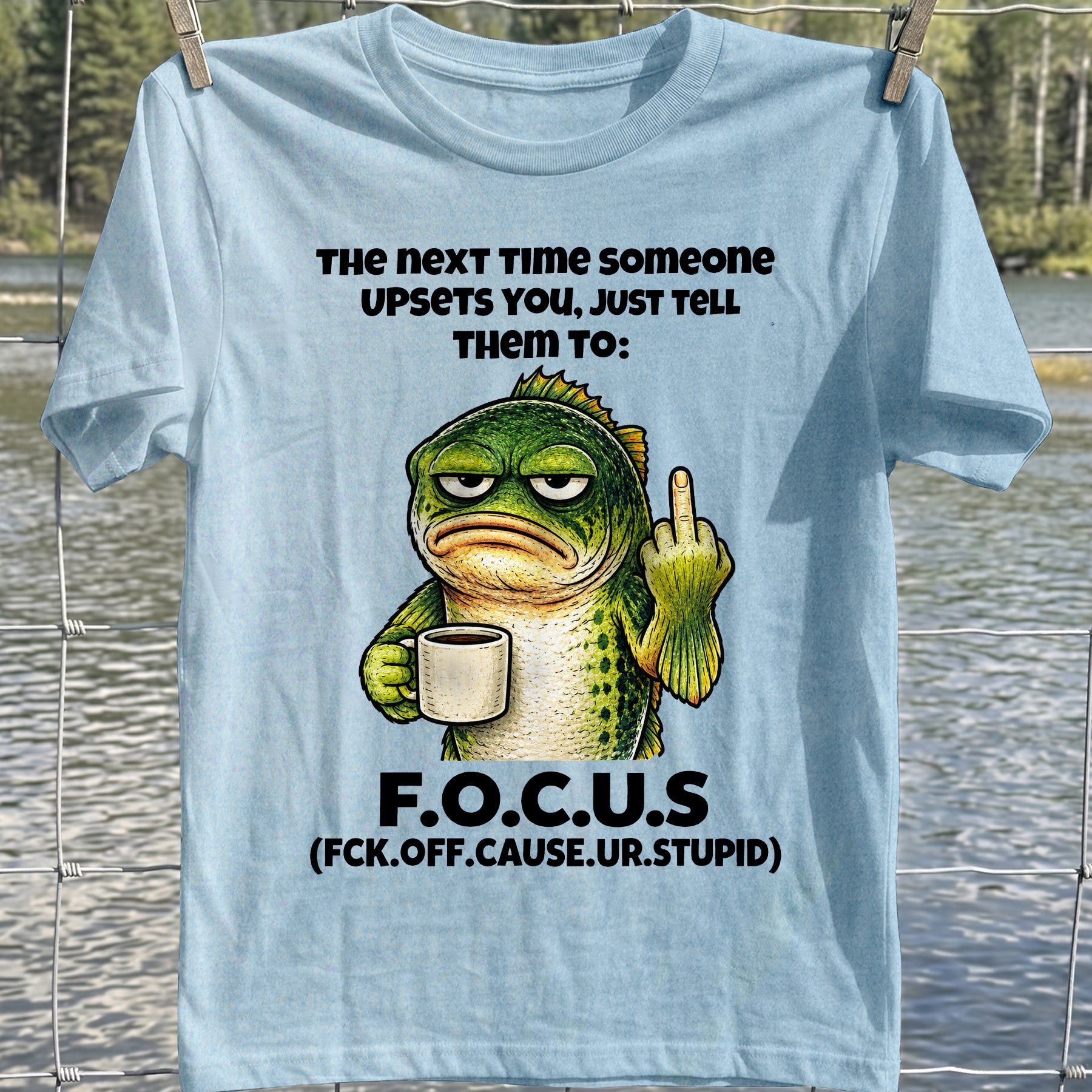 Focus Funny Bass T-Shirt