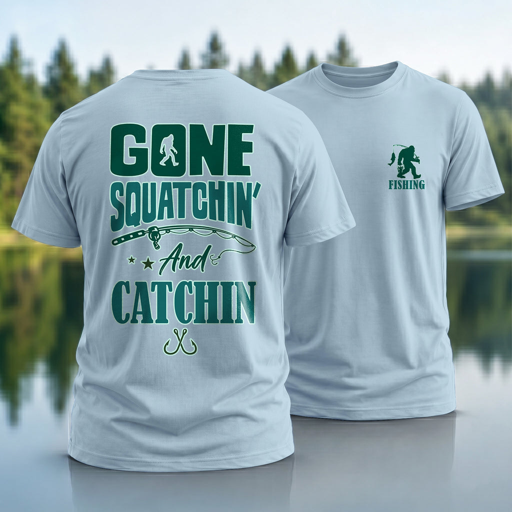 Bigfoot Fishing T-Shirt