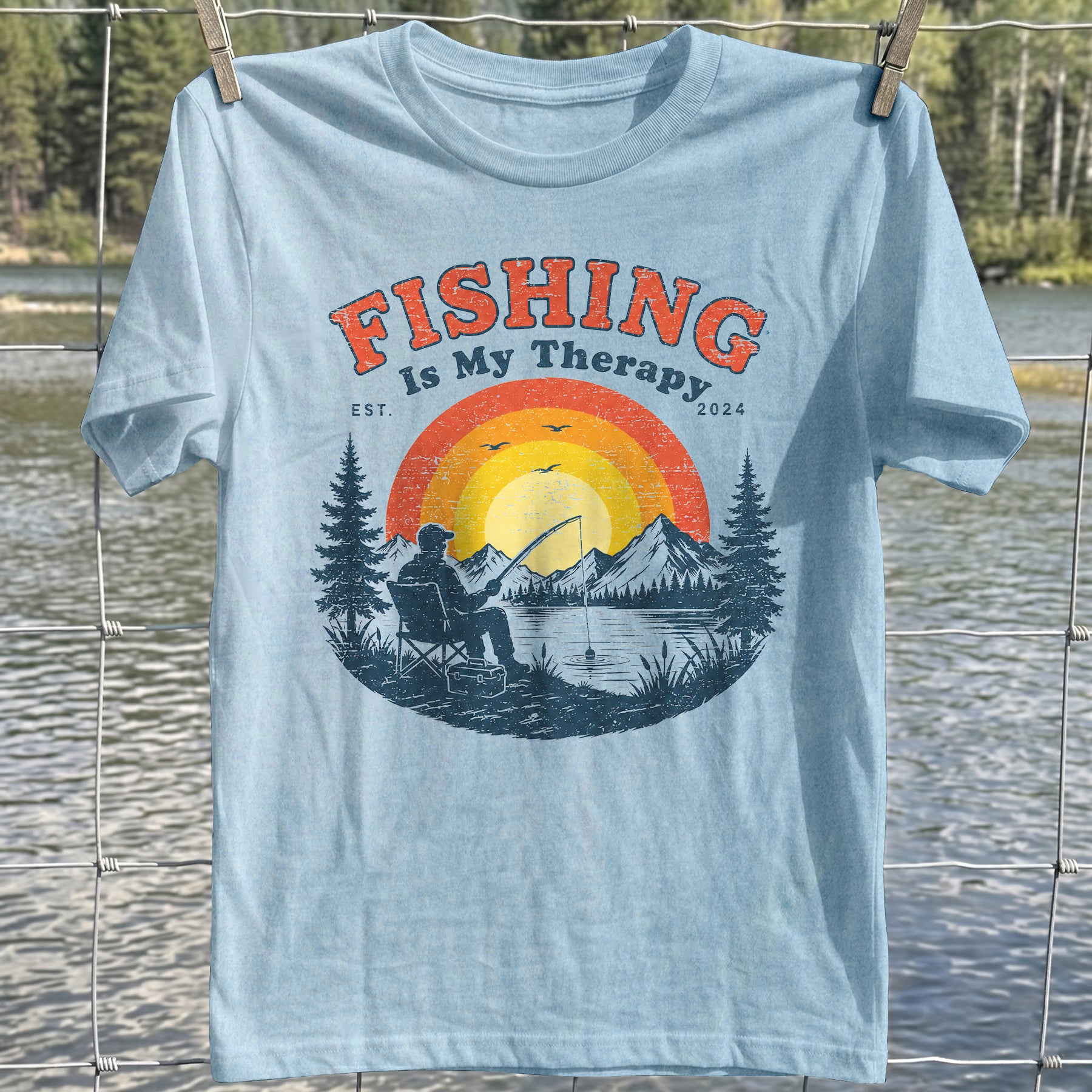 Fishing Therapy T-shirt
