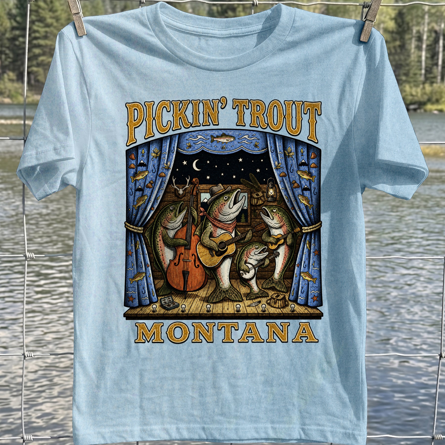 Pickin' Trout Montana T-Shirt