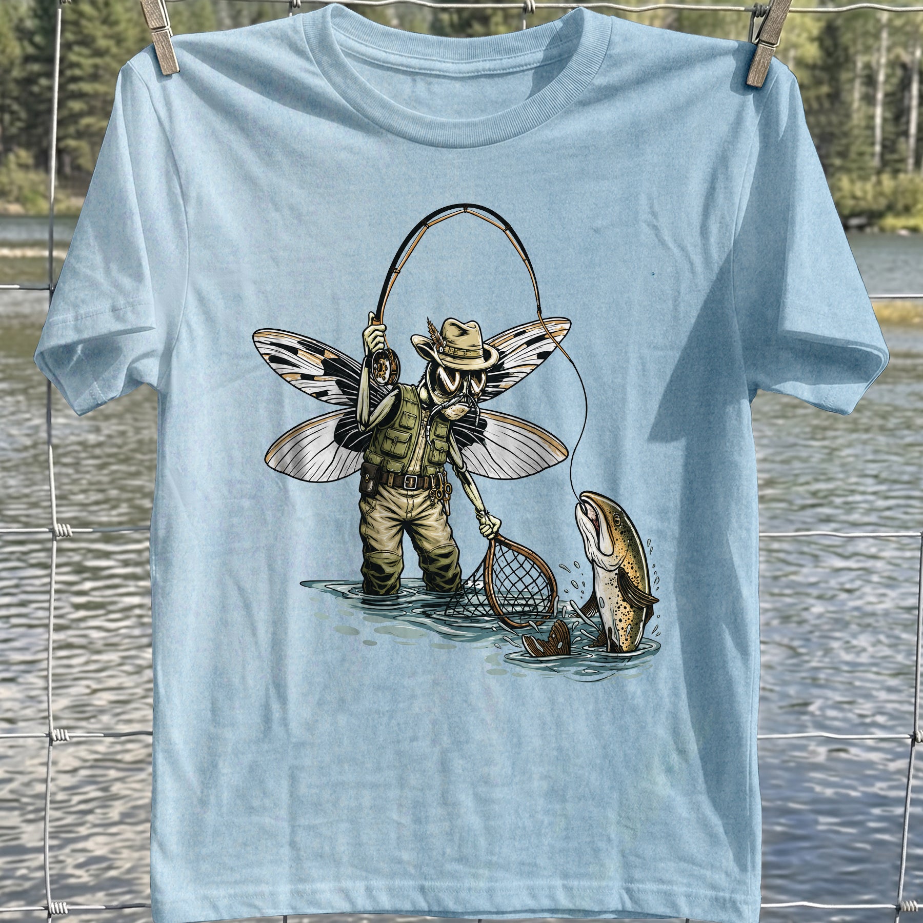 Fly Fishing Mayfly T-Shirt