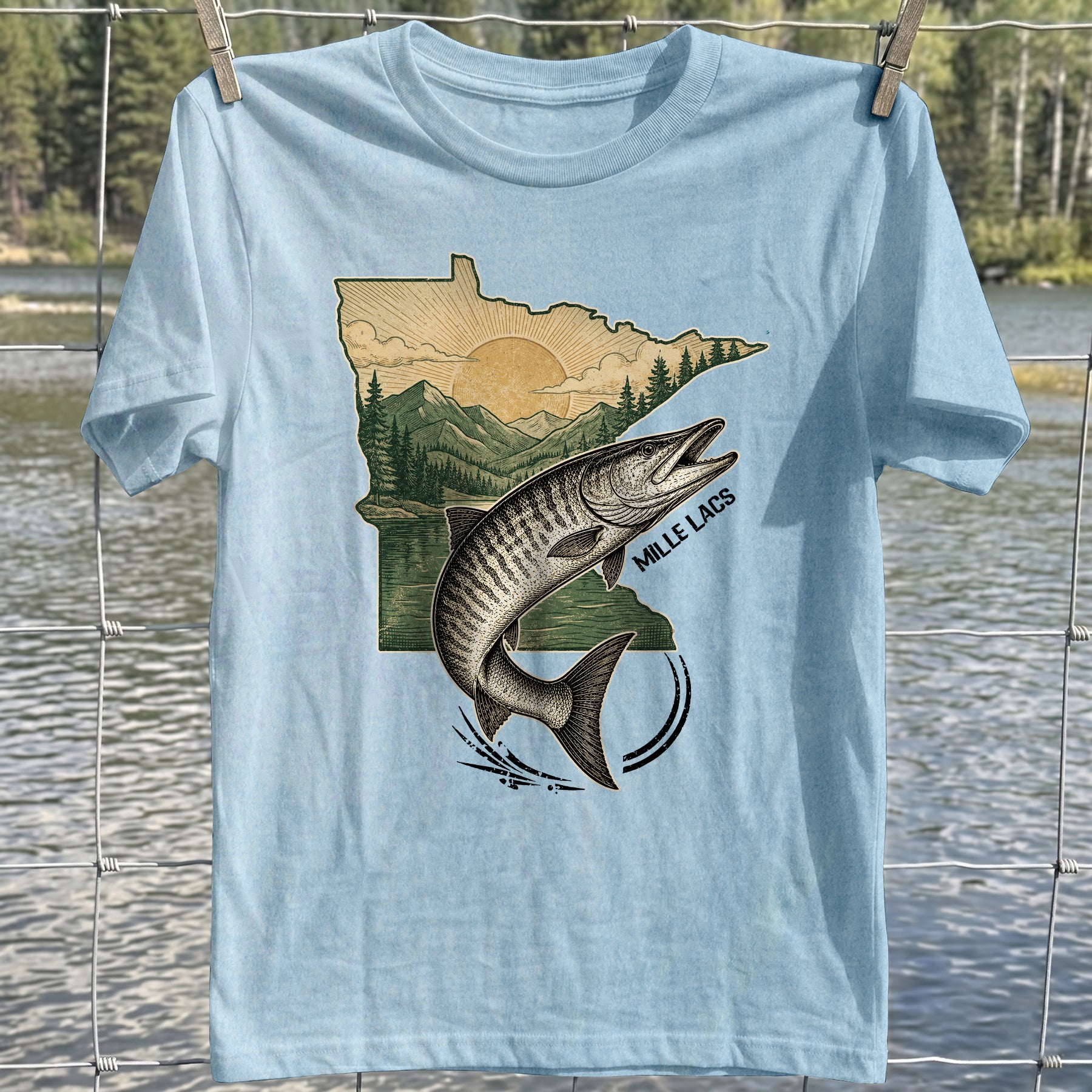 Mille Lacs Fishing T-Shirt