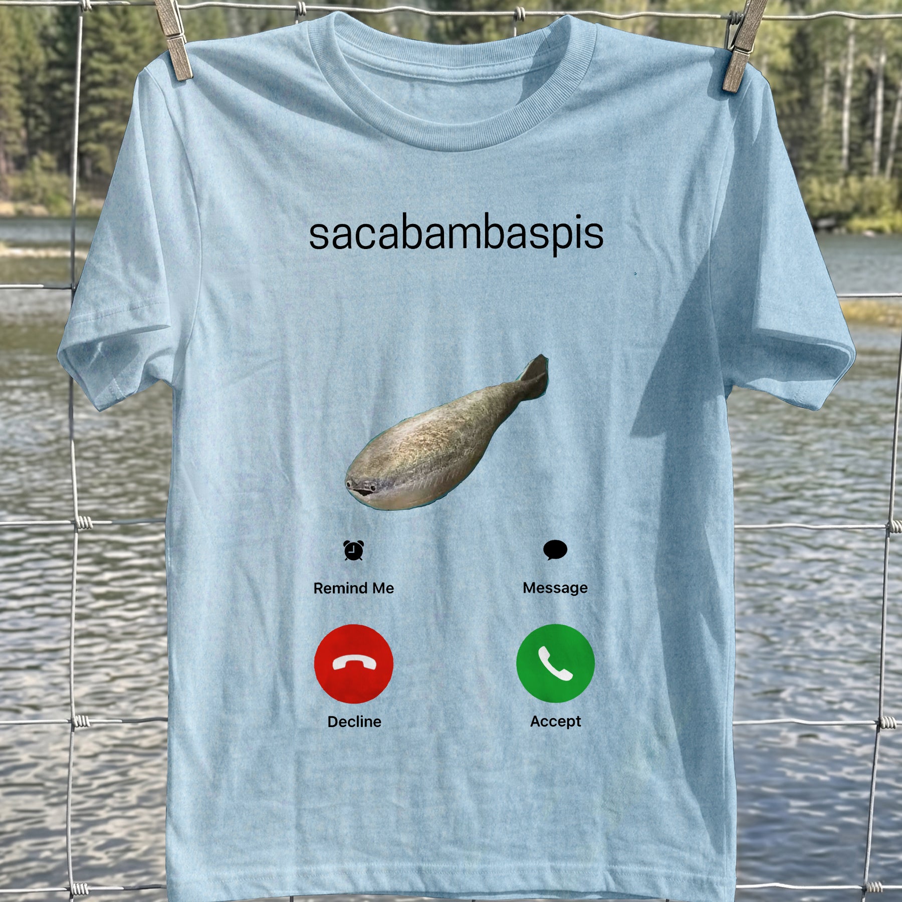 Sacabambaspis Fishing T-Shirt