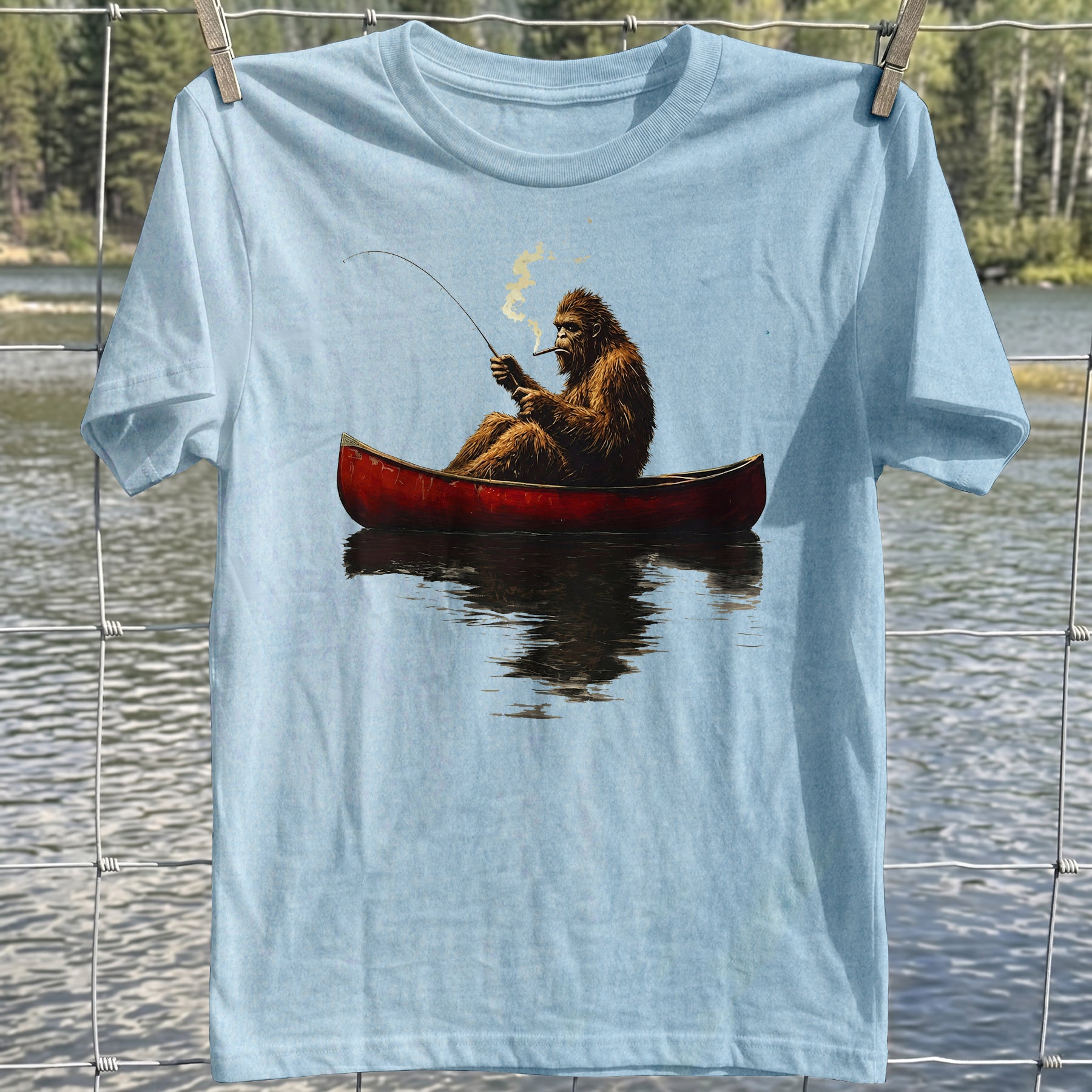 Sasquatch Canoe T-shirt
