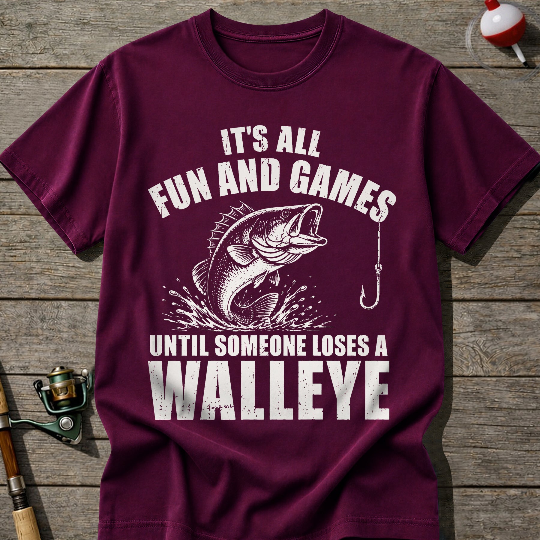Funny Walleye Fishing T-shirt