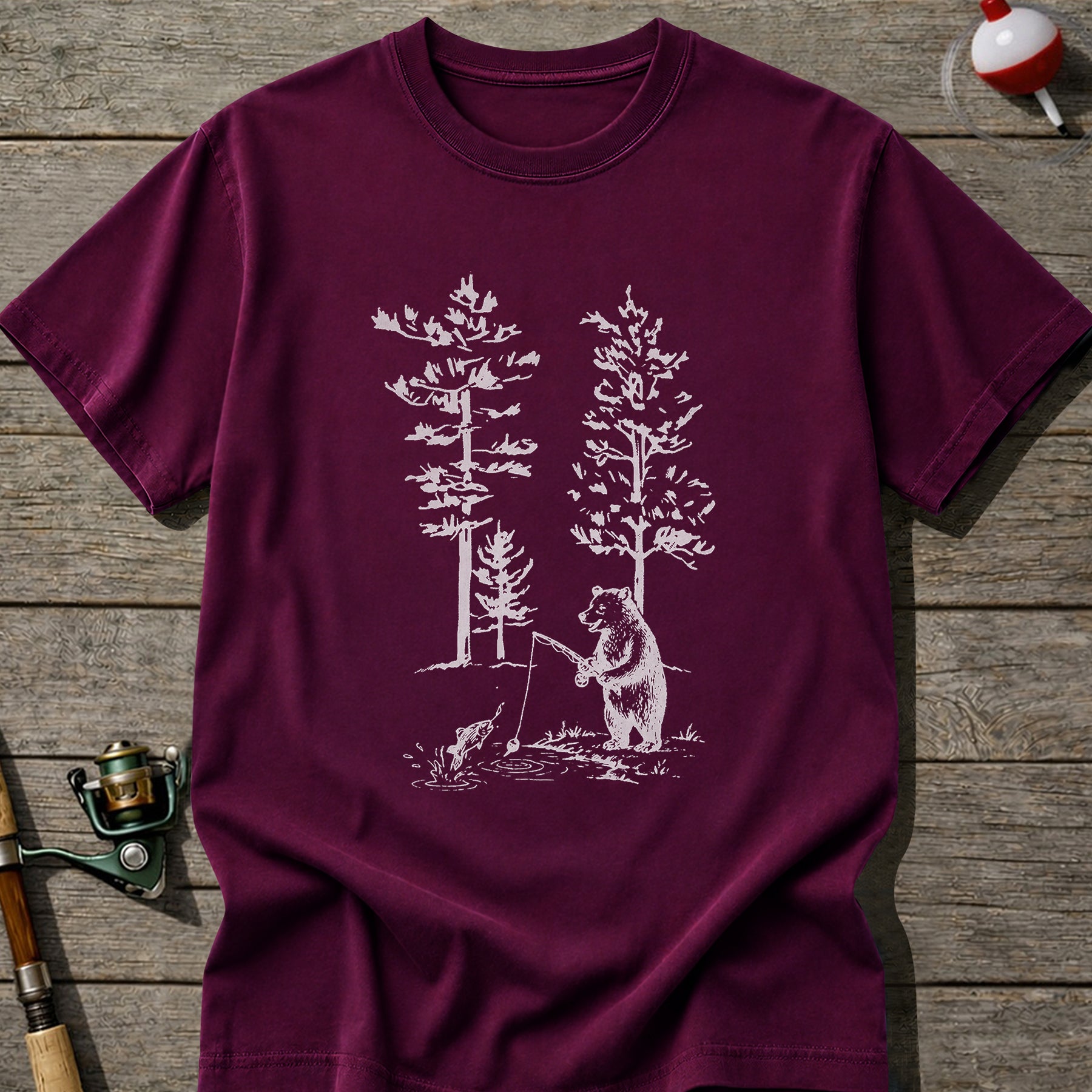 Solo Bear Fishing T-Shirt