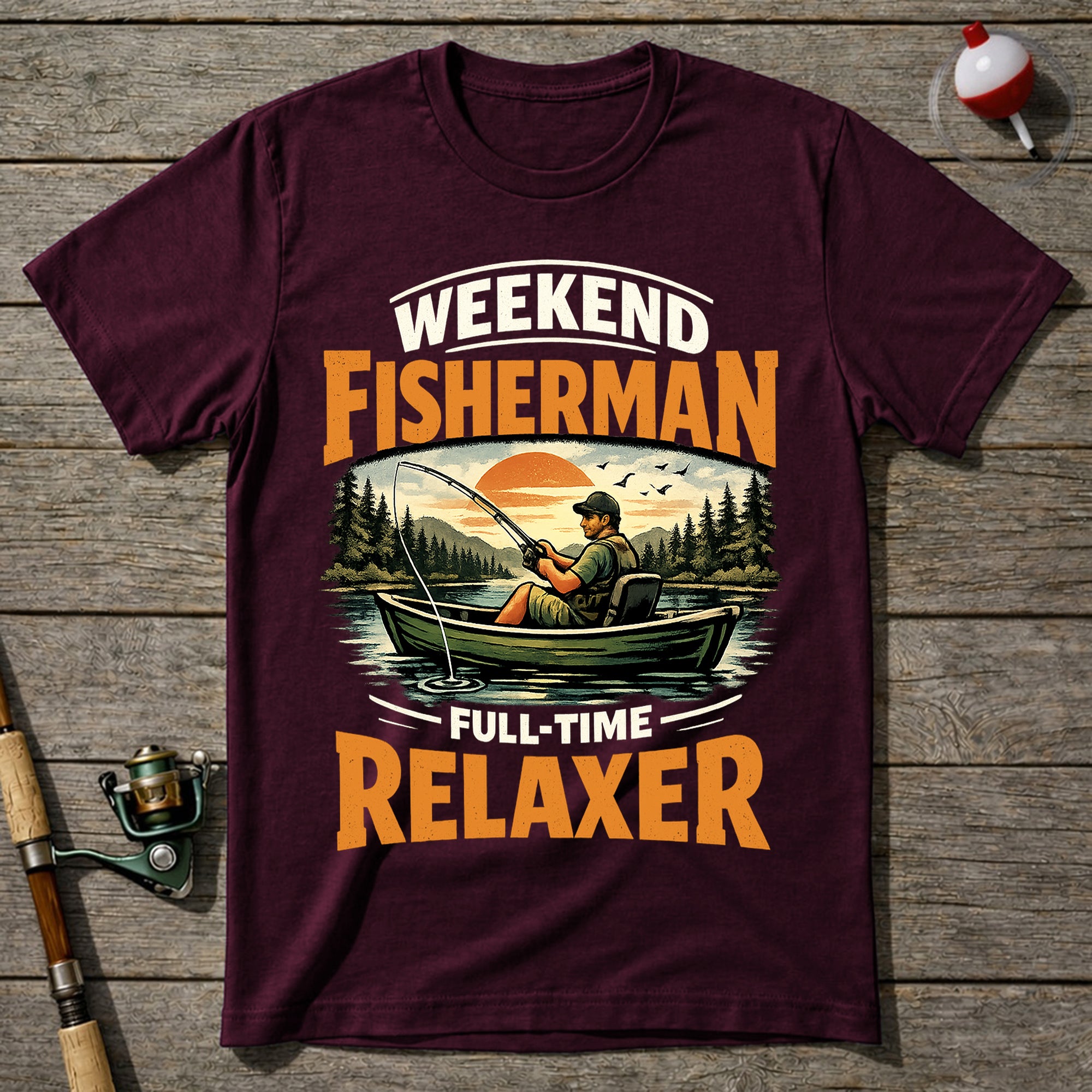 Weekend Fisherman Full Time Relaxer T-Shirt