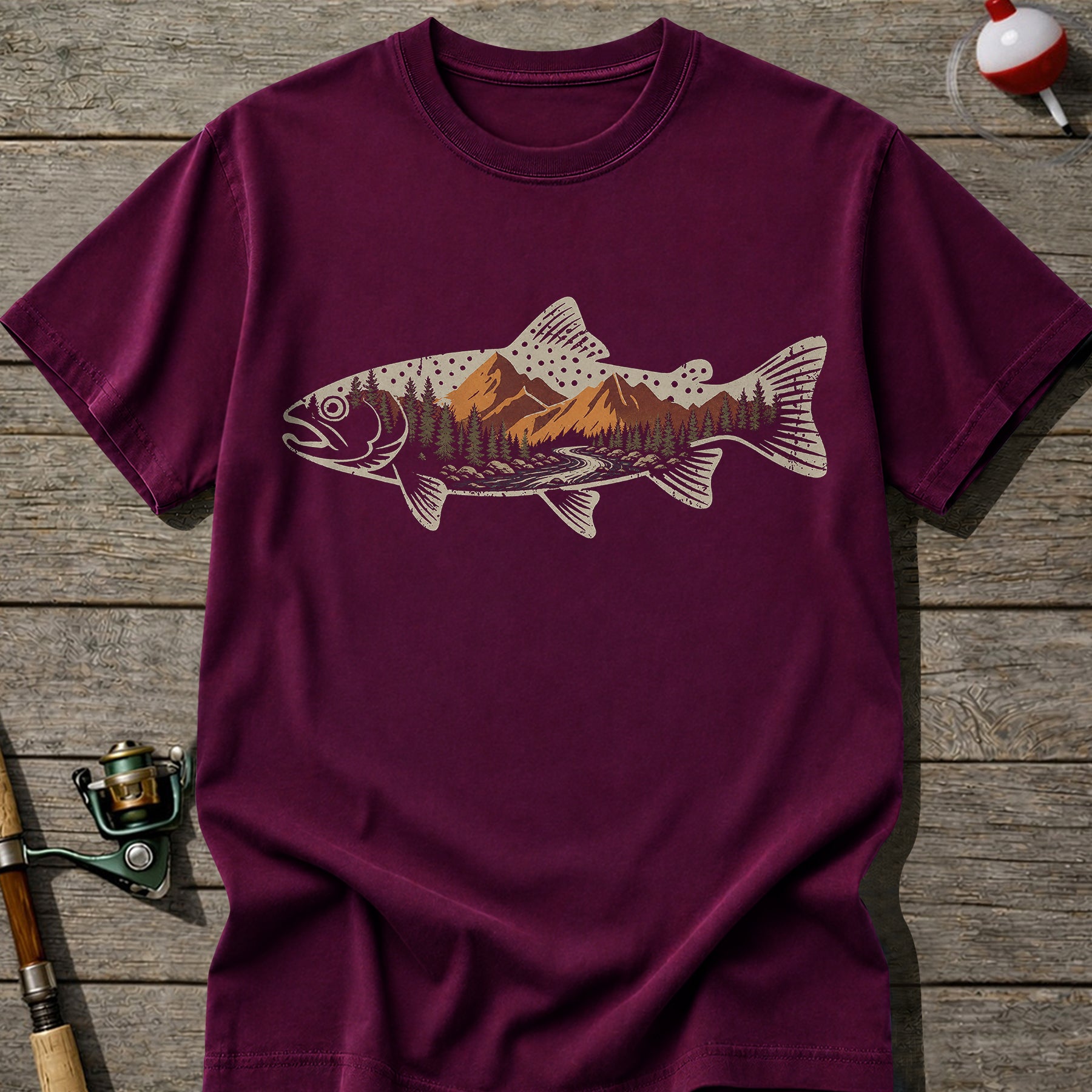 Mountain Fish T-shirt