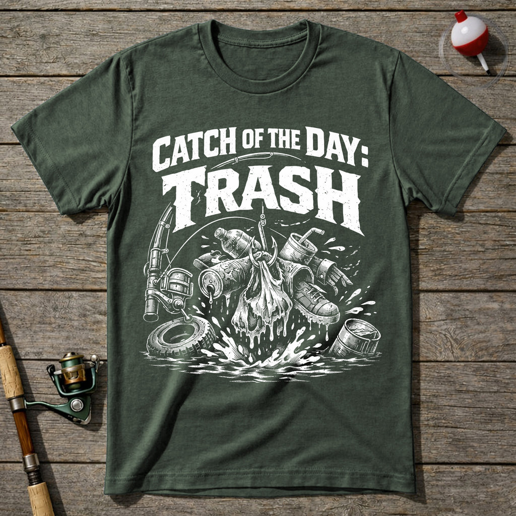 Catch Of The Day Trash Fishing T-Shirt