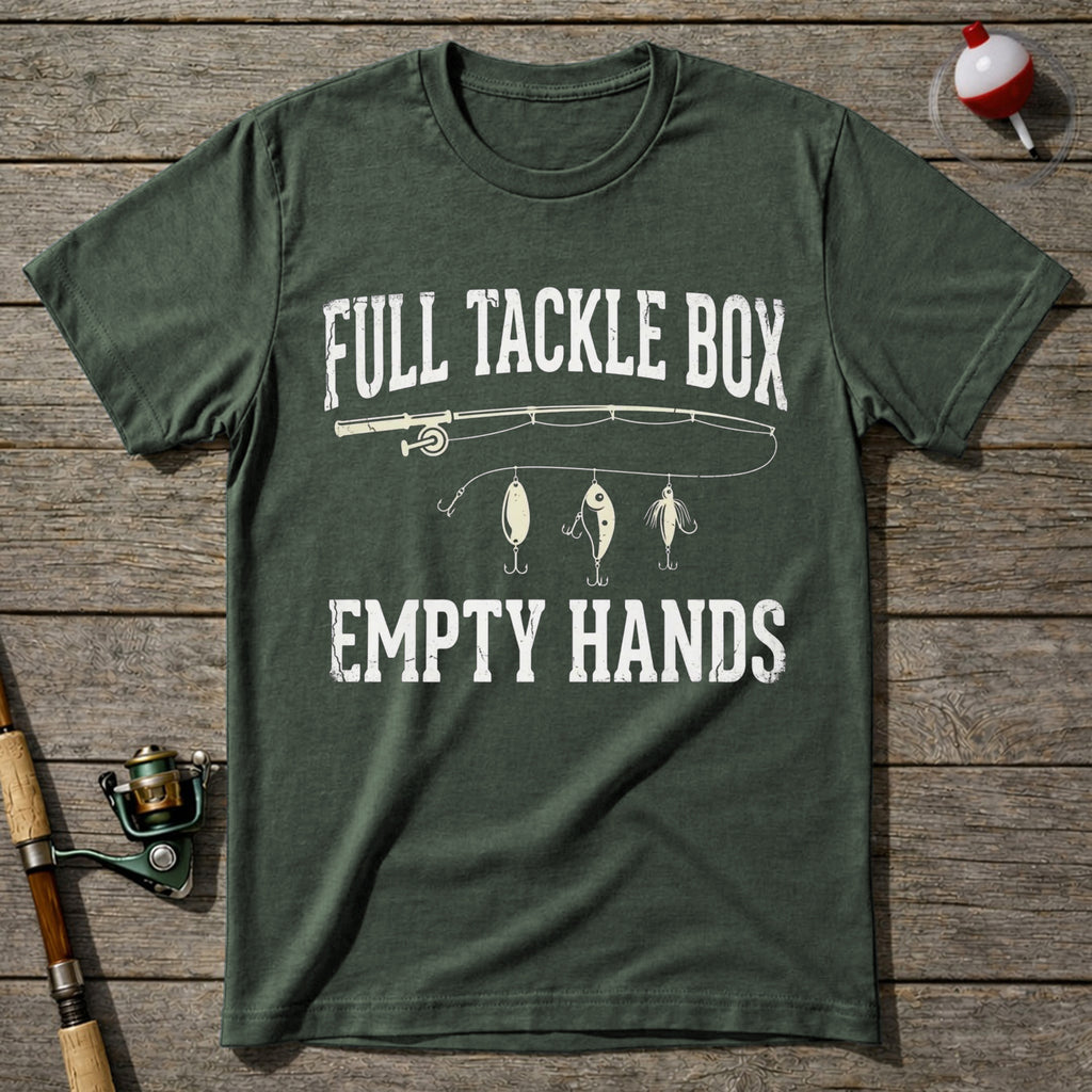 Full Tackle Box Empty Hands T-Shirt