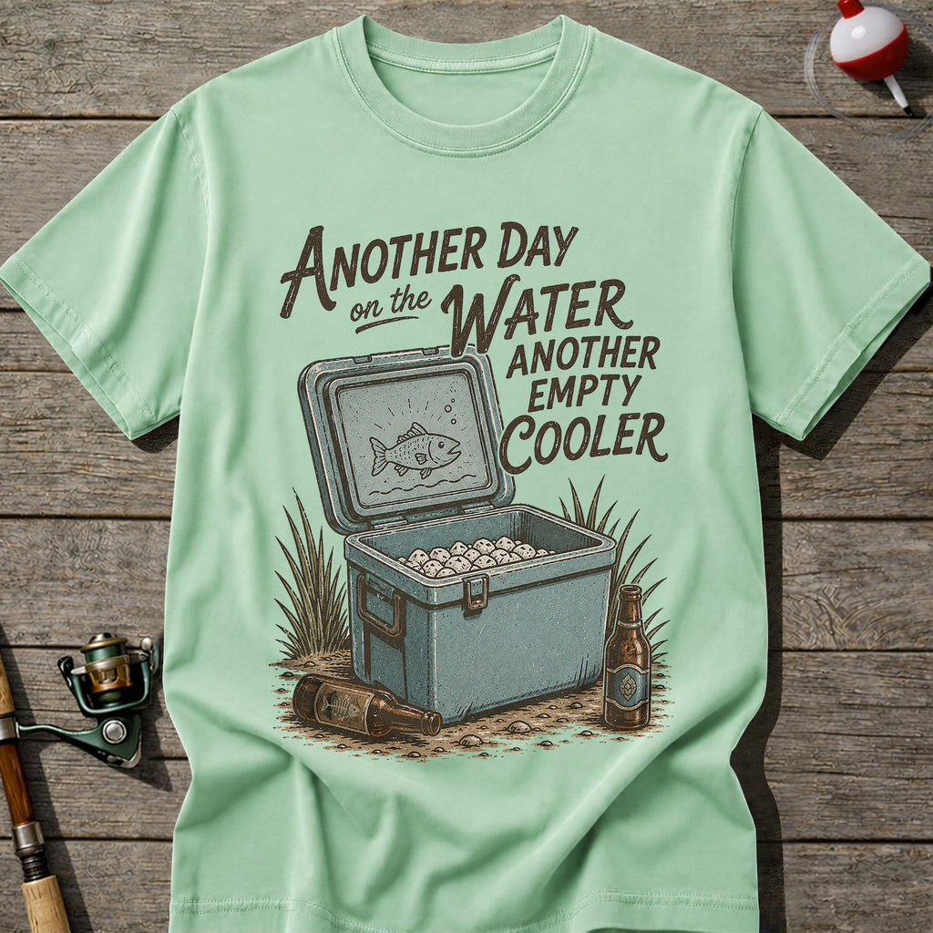 Empty Cooler Fishing T-shirt