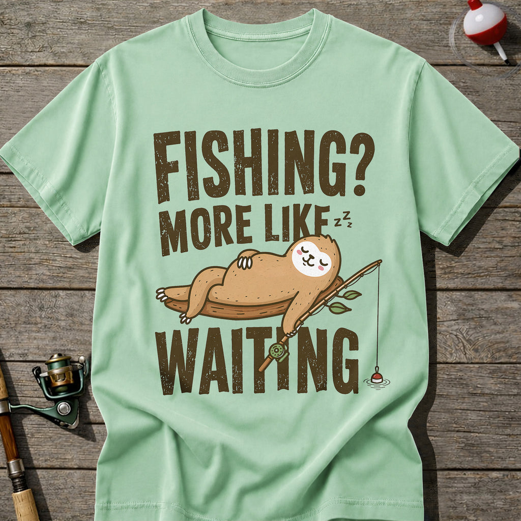 Fishing More Like Waiting T-Shirt