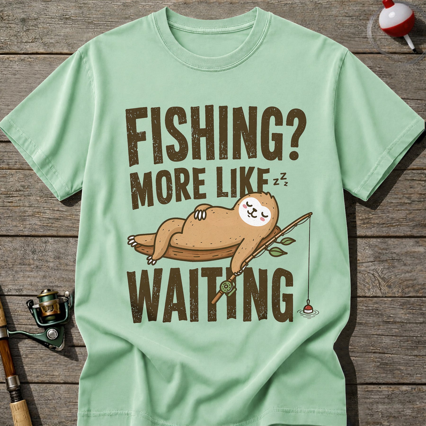 Fishing More Like Waiting T-Shirt