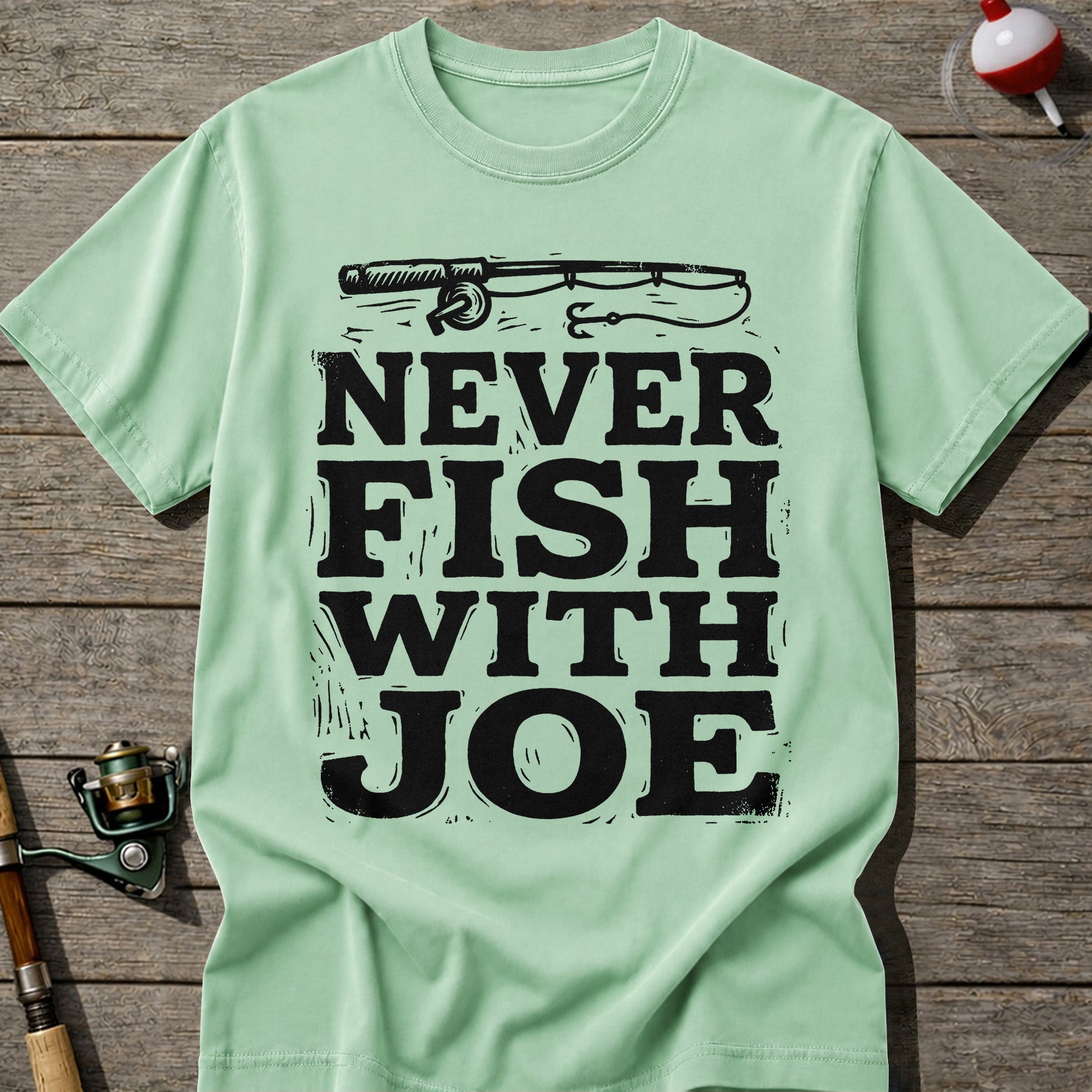 Never Fish With Joe T-Shirt