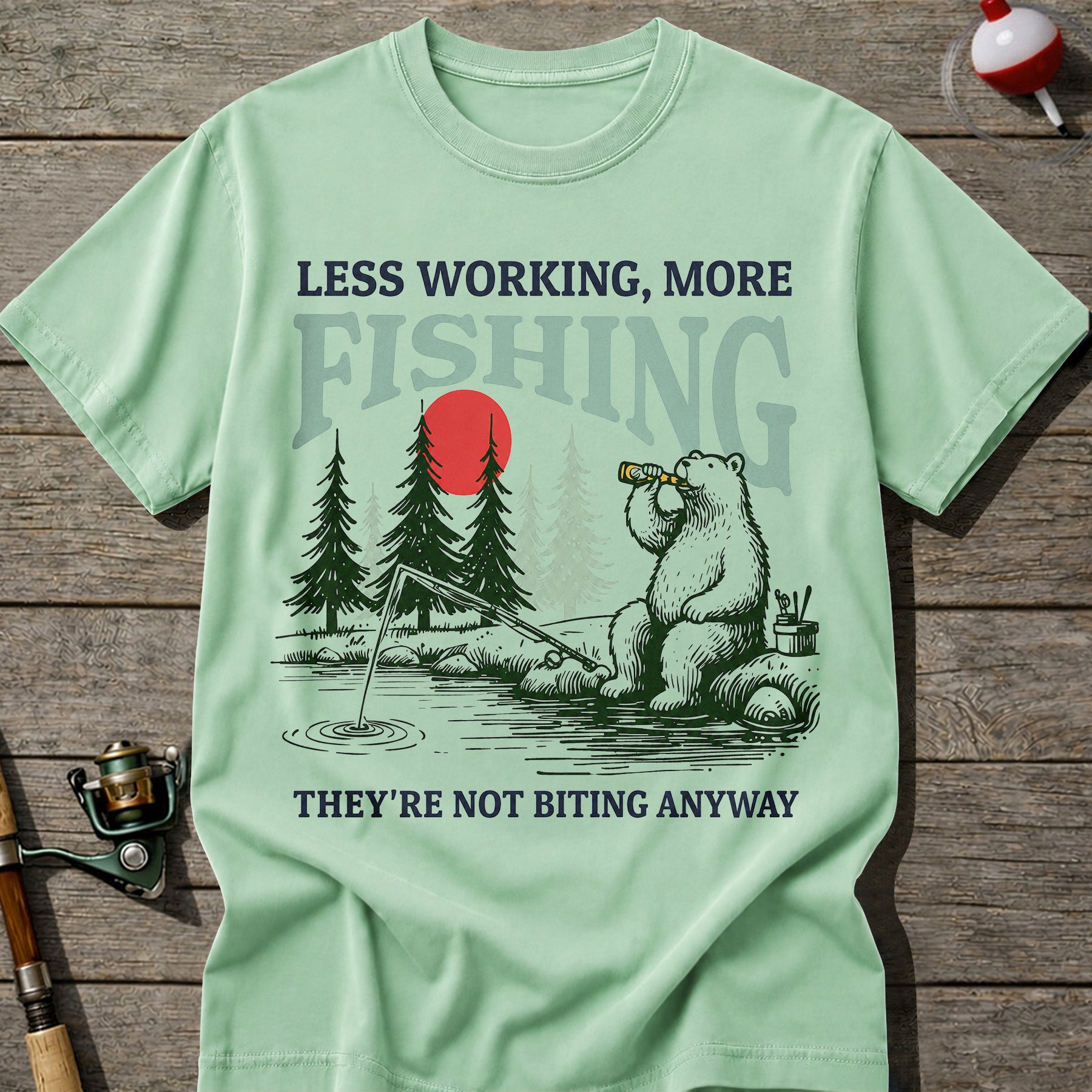 More Fishing Less Working T-Shirt