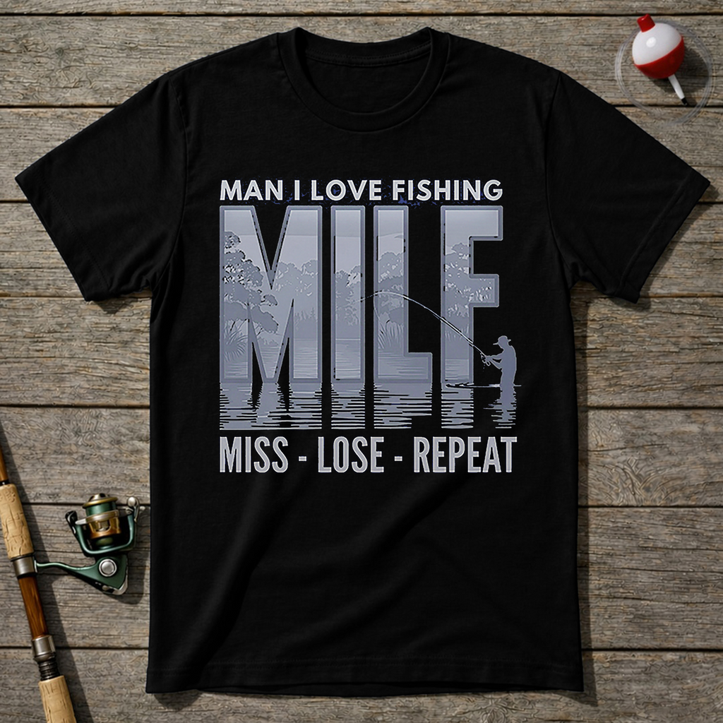 Miss Lose Repeat T-Shirt — Black