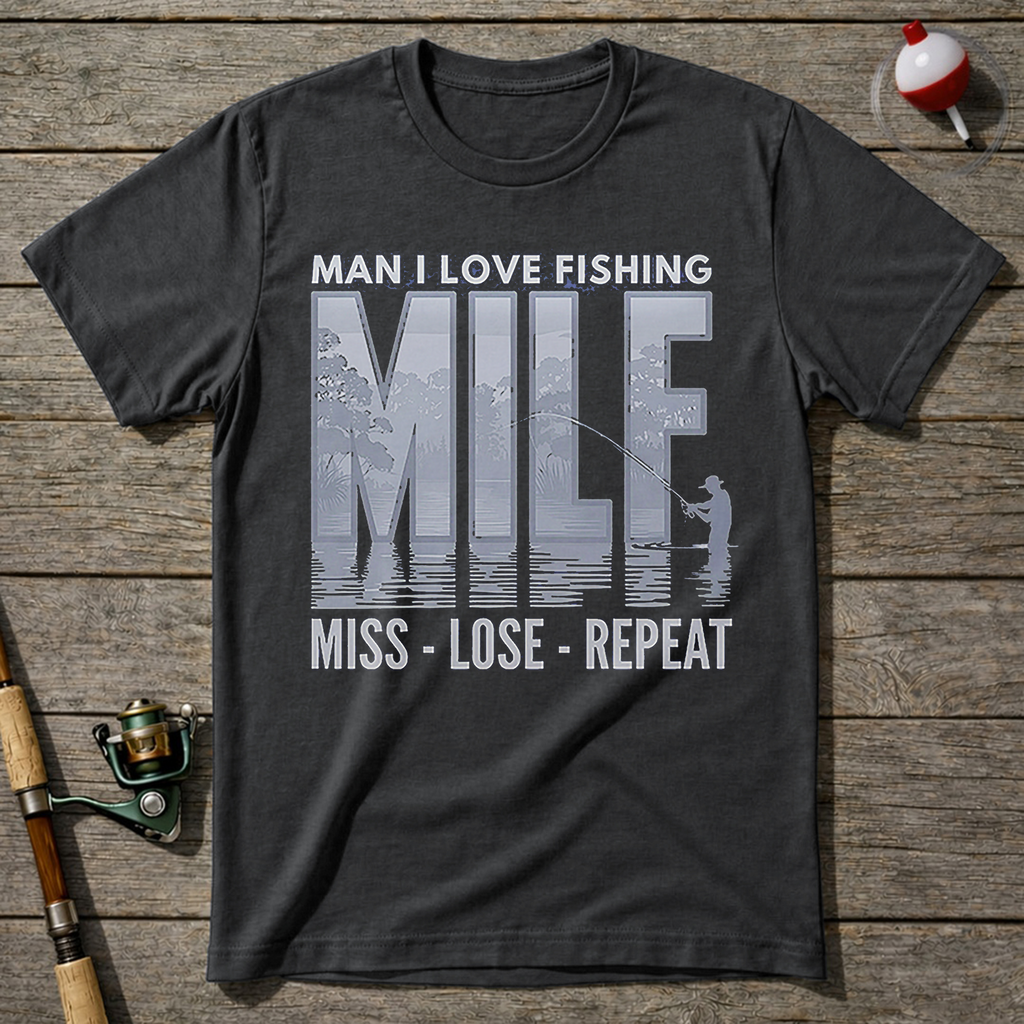 Miss Lose Repeat T-Shirt — Charcoal