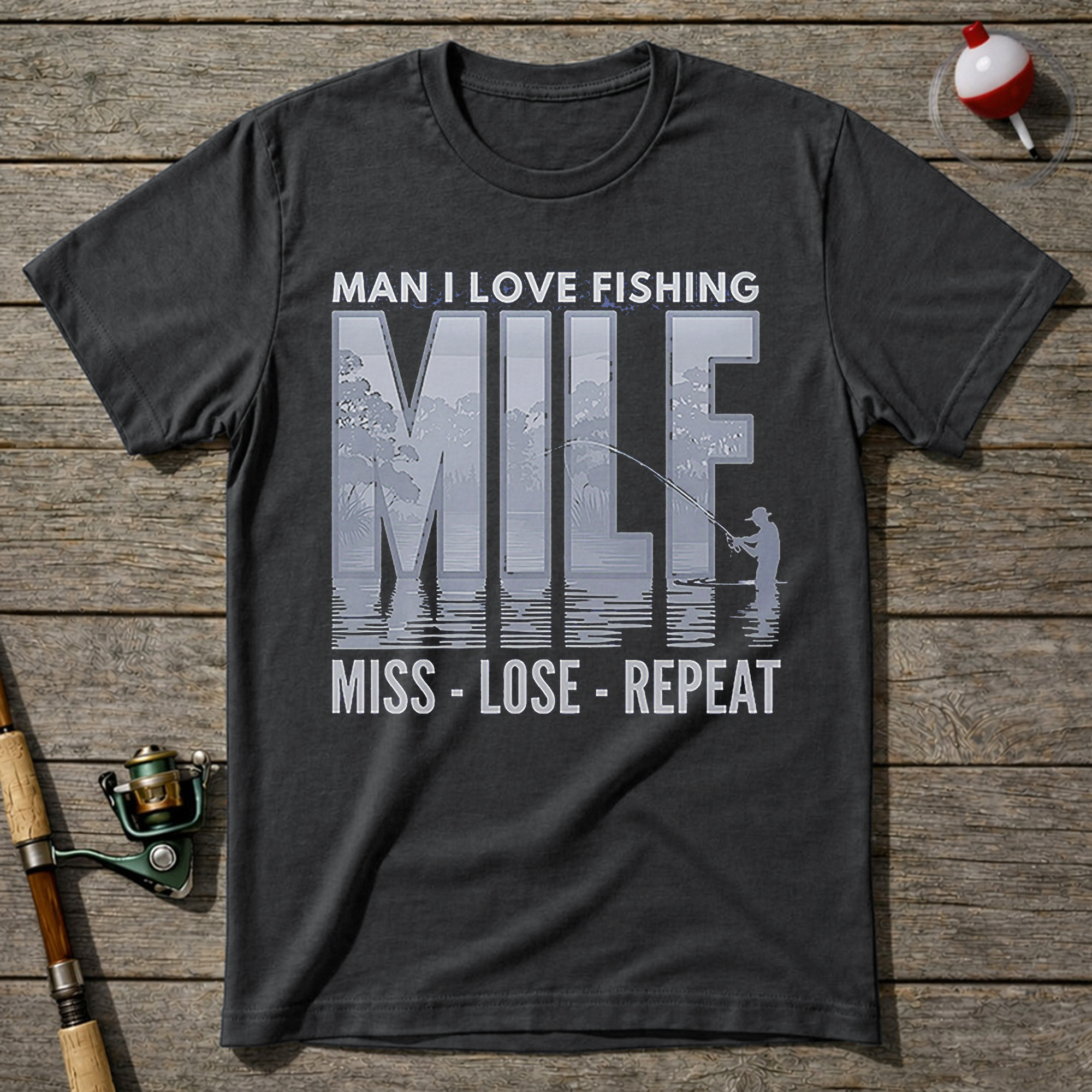 Miss Lose Repeat T-Shirt — Charcoal