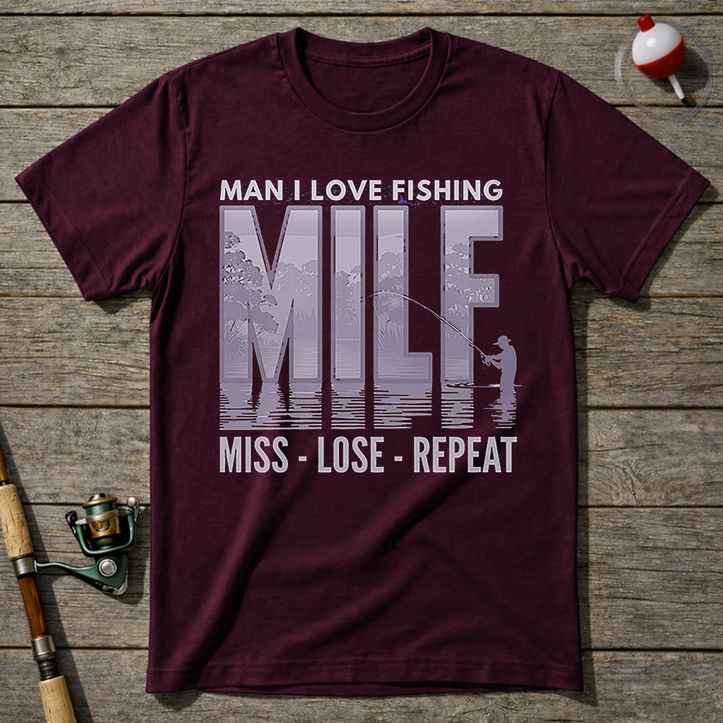 Miss Lose Repeat T-Shirt — Maroon