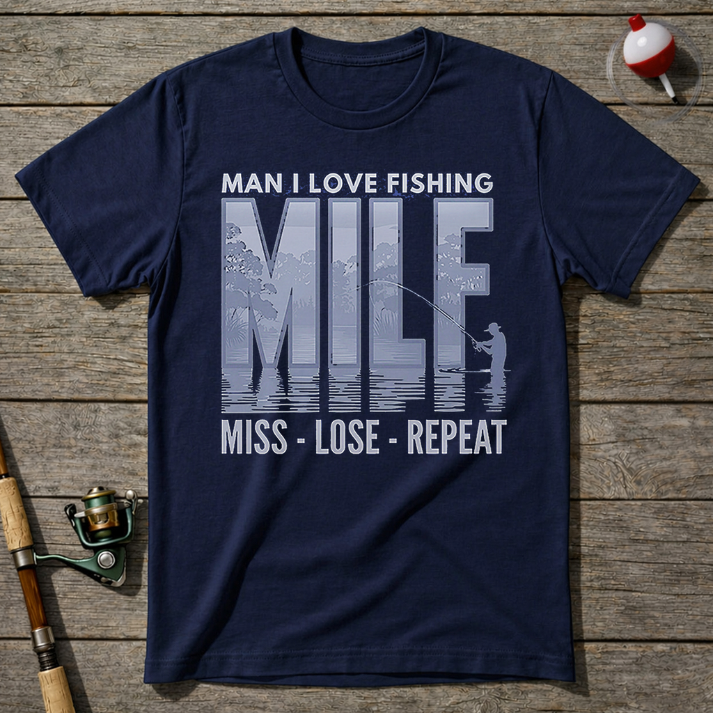 Miss Lose Repeat T-Shirt — Navy