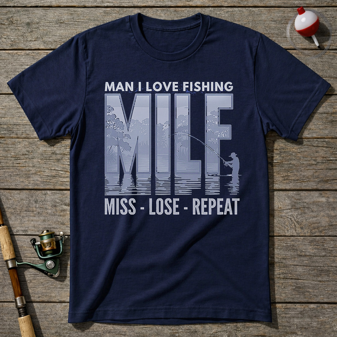 Miss Lose Repeat T-Shirt — Navy