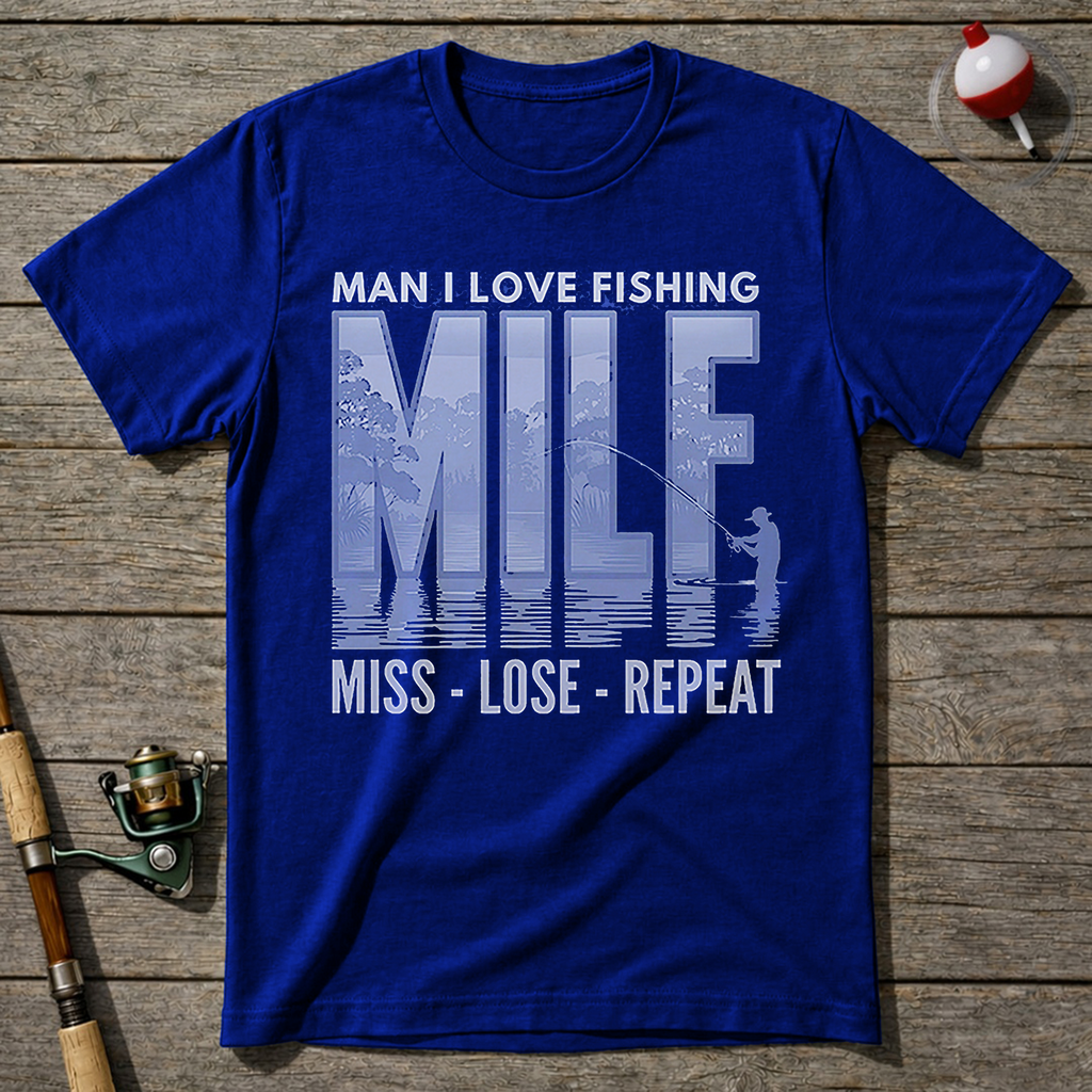 Miss Lose Repeat T-Shirt — Royal Blue