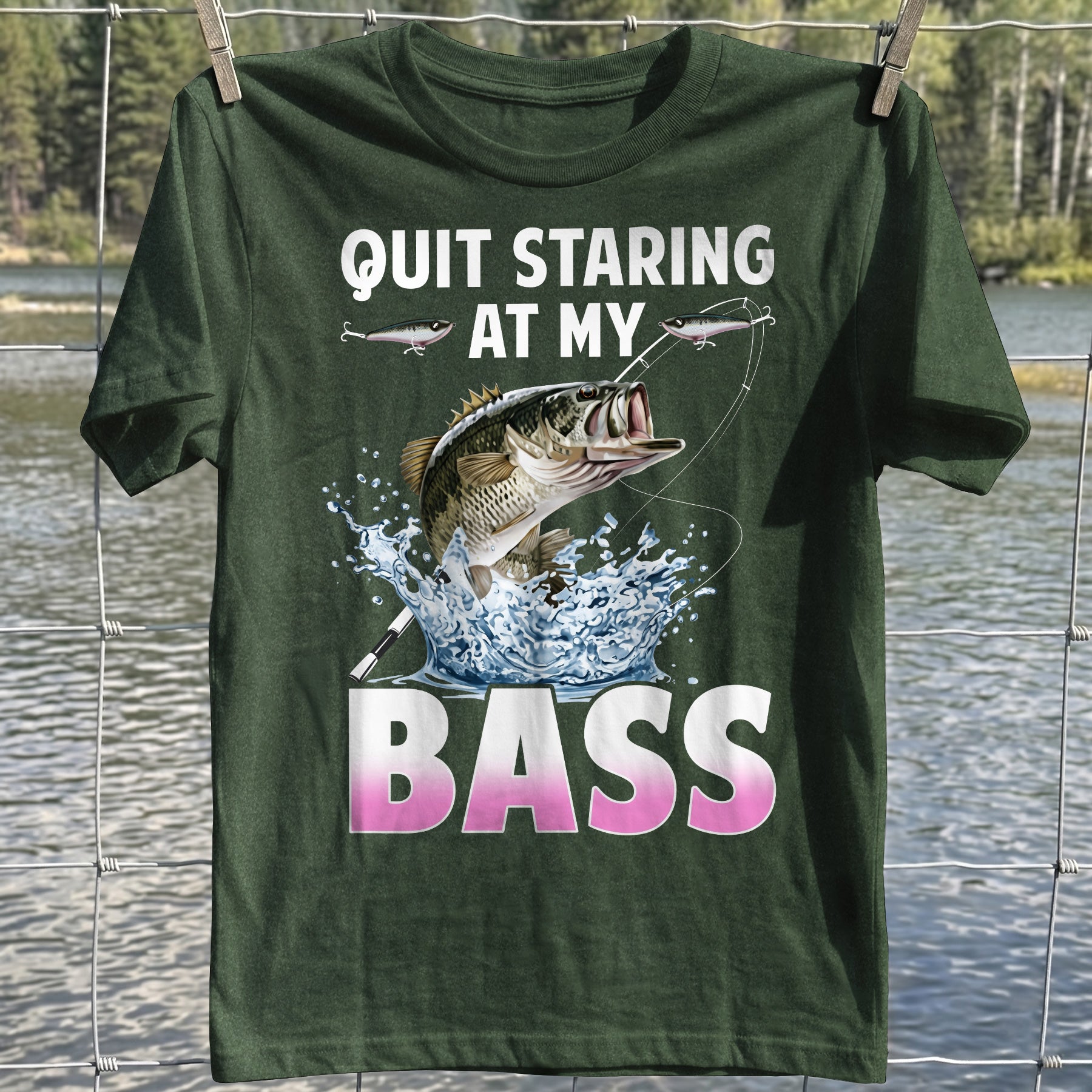Bass Staring T-shirt