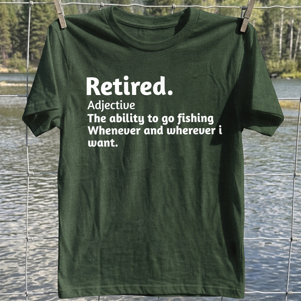 Retired Fishing T-shirt