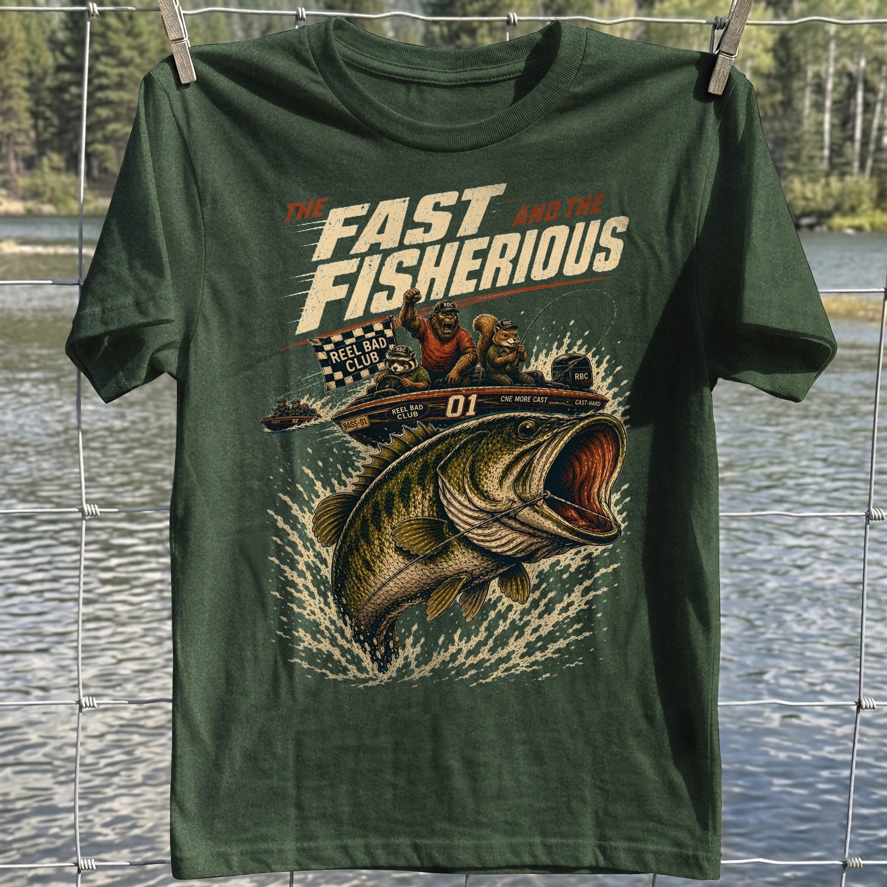 Fast and Fisherious T-shirt