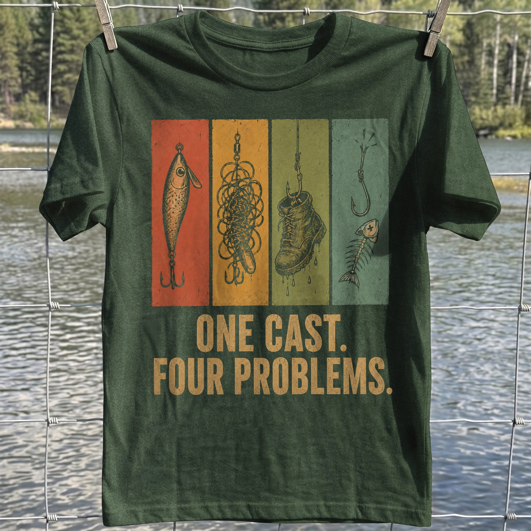One Cast Four Problems T-shirt