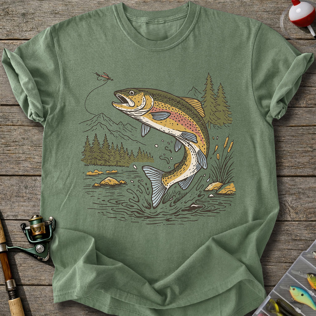 Mountain Trout Fishing T-shirt