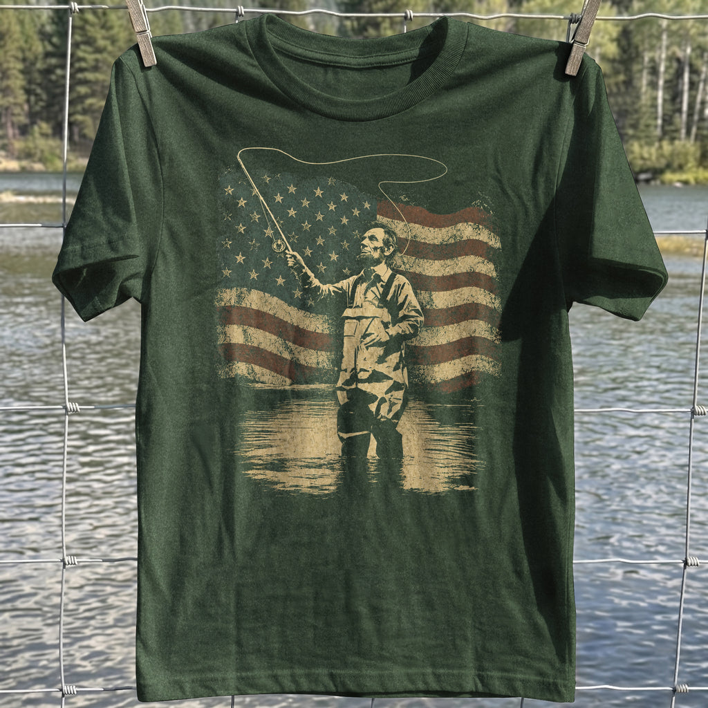Patriotic Angler T-shirt