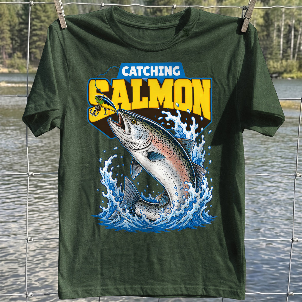 Catching Salmon T-shirt