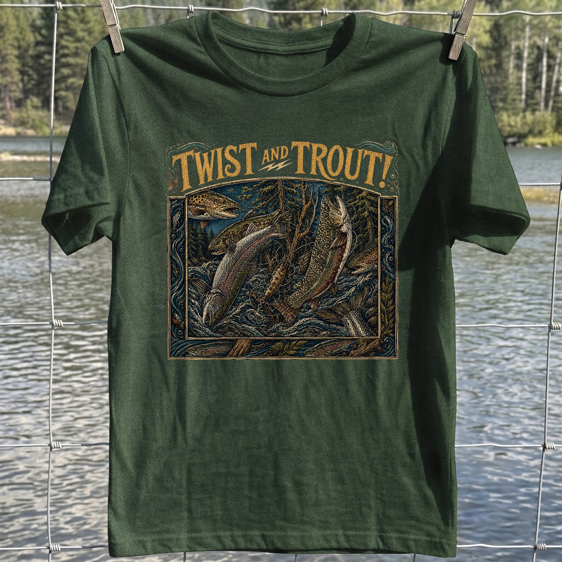 Twist And Trout T-shirt
