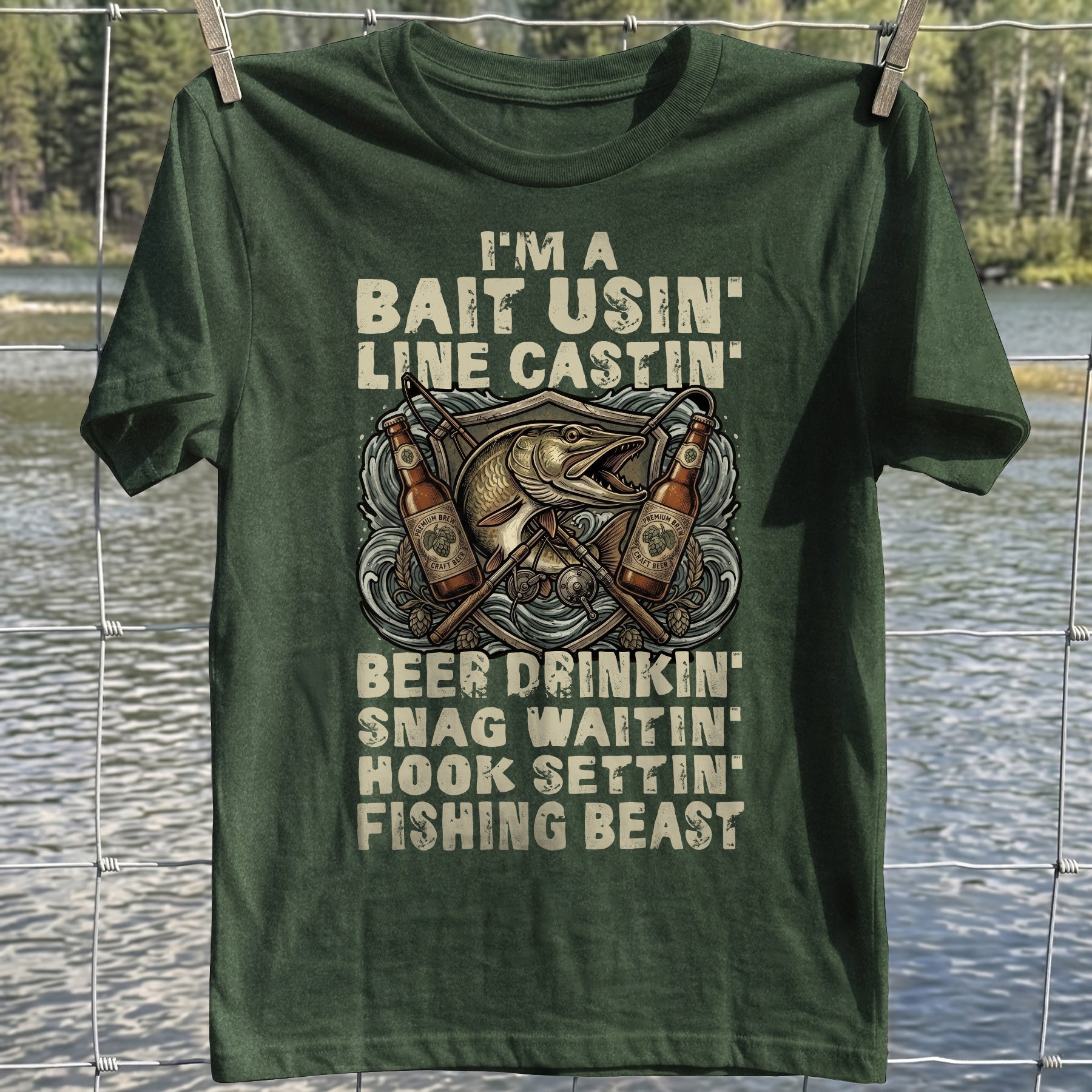 Fishing Beast T-shirt