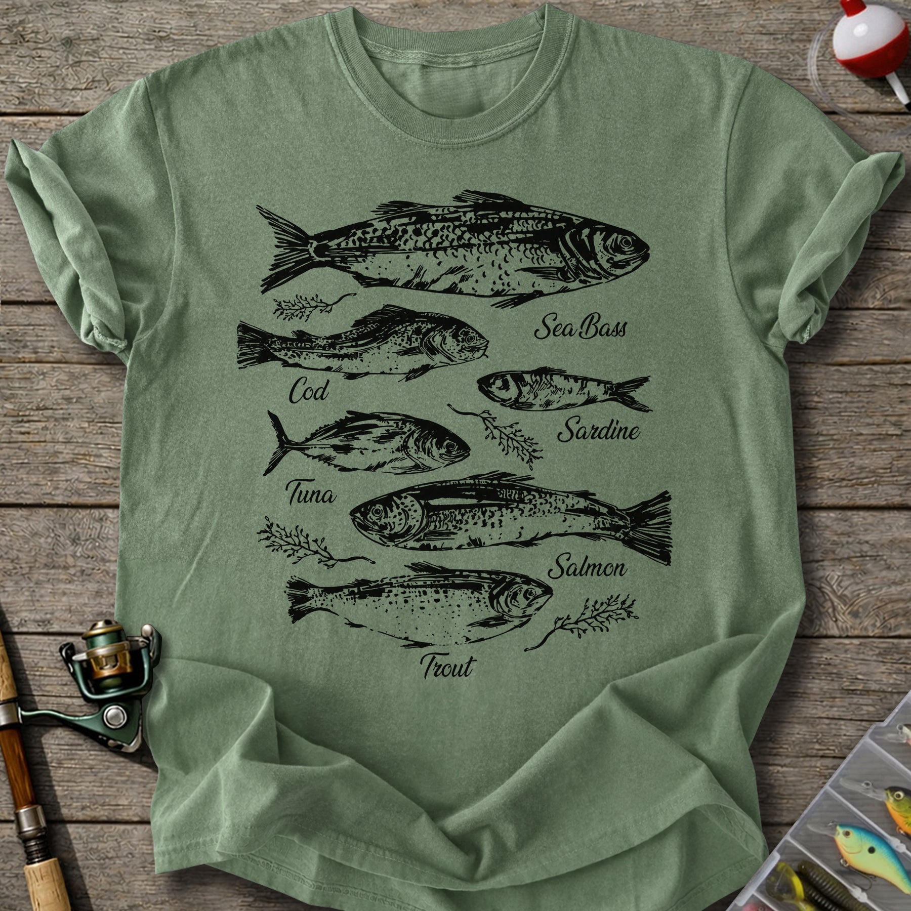 Vintage Fish Species T-shirt