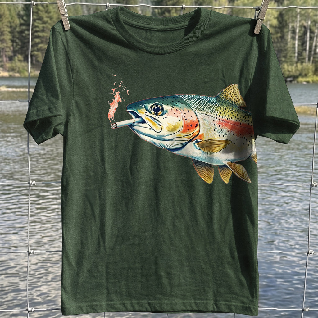 Smoking Trout T-shirt
