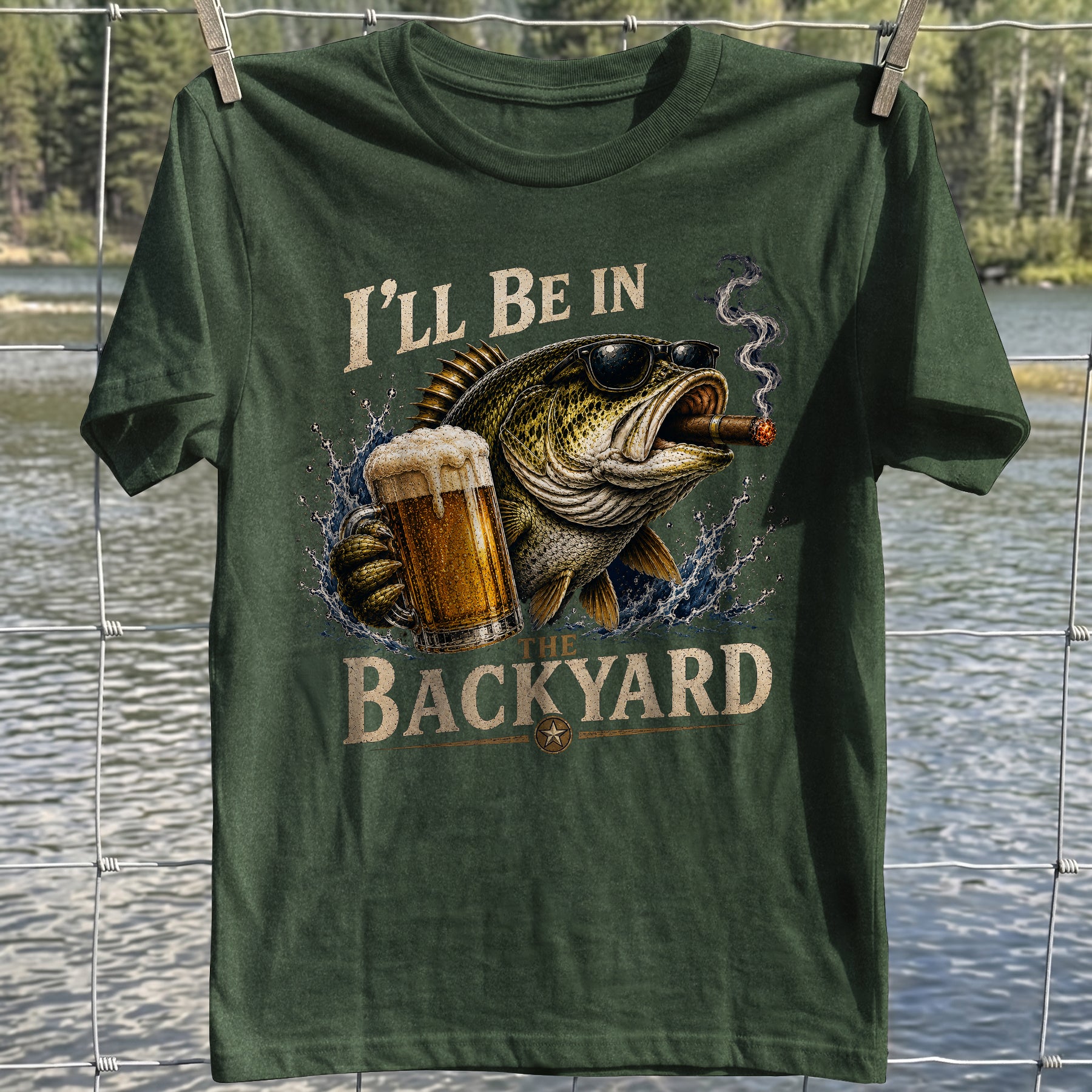 Backyard Bass T-Shirt