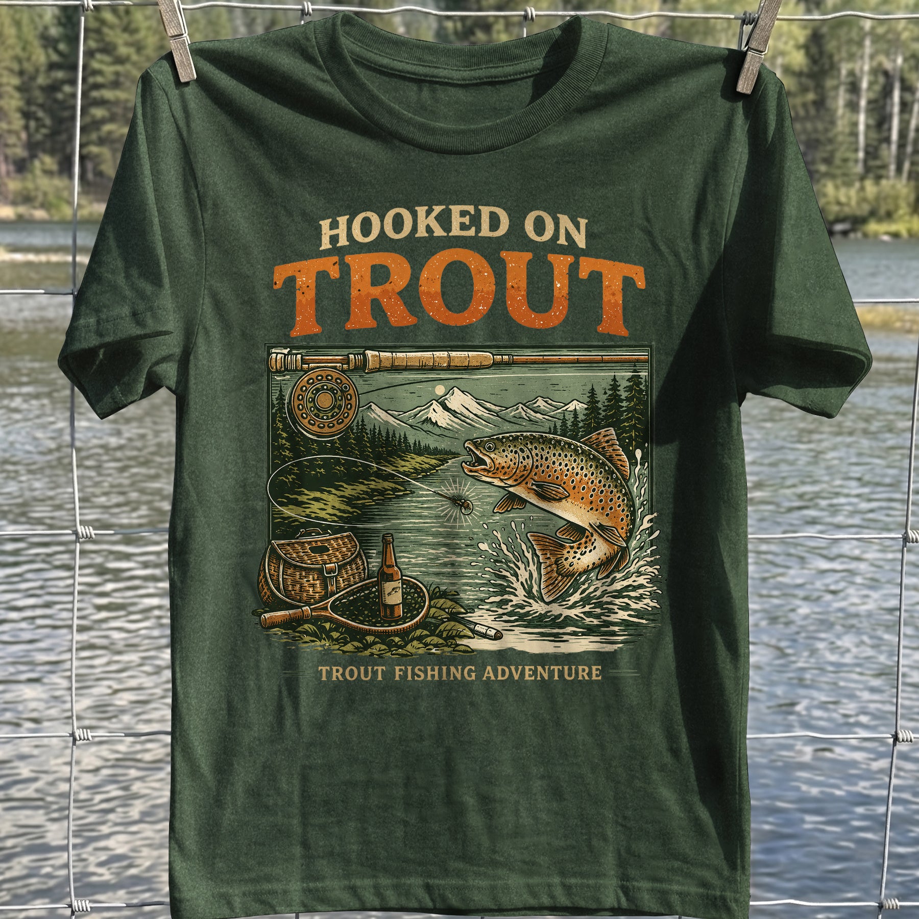Hooked On Trout T-Shirt
