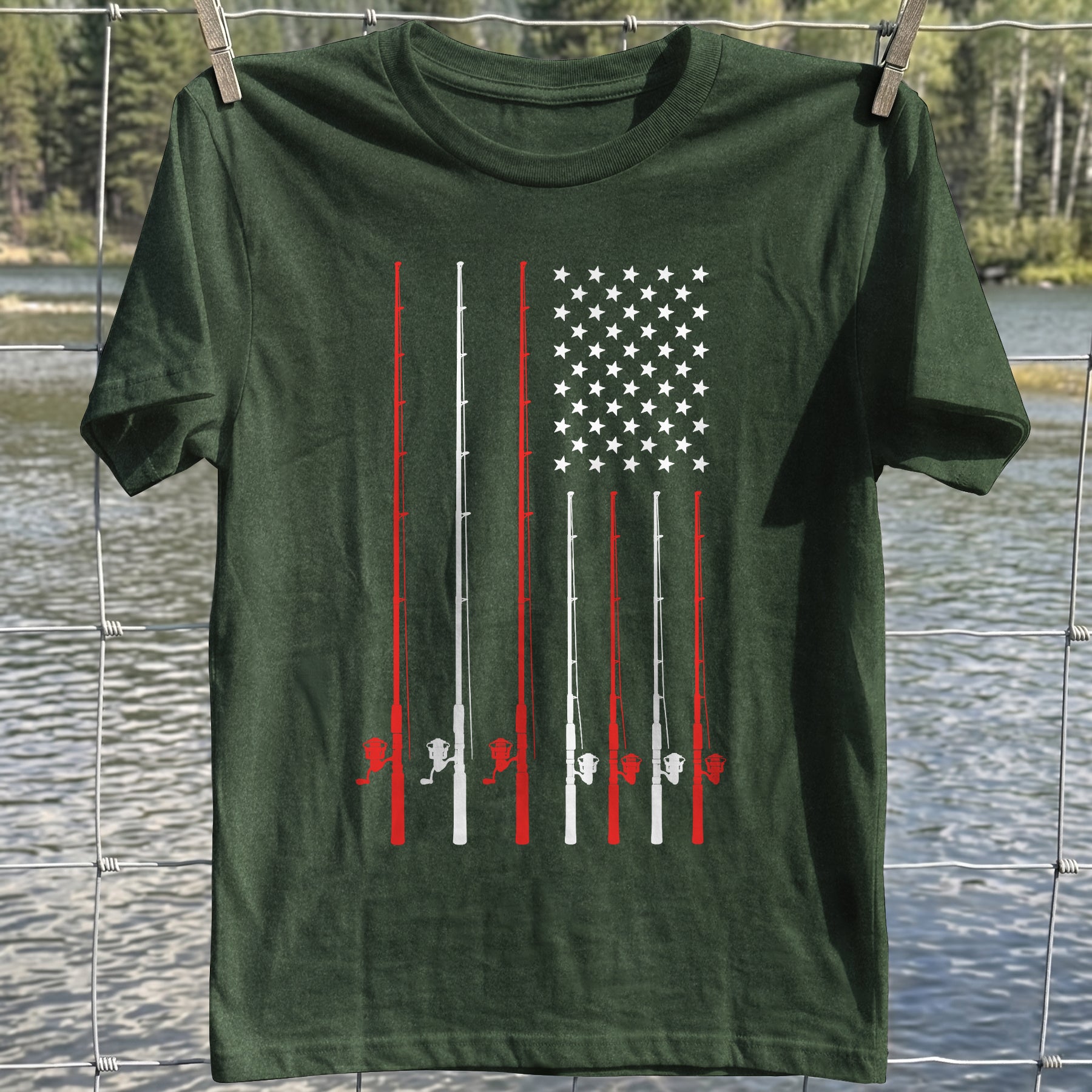 Fishing Flag T-shirt