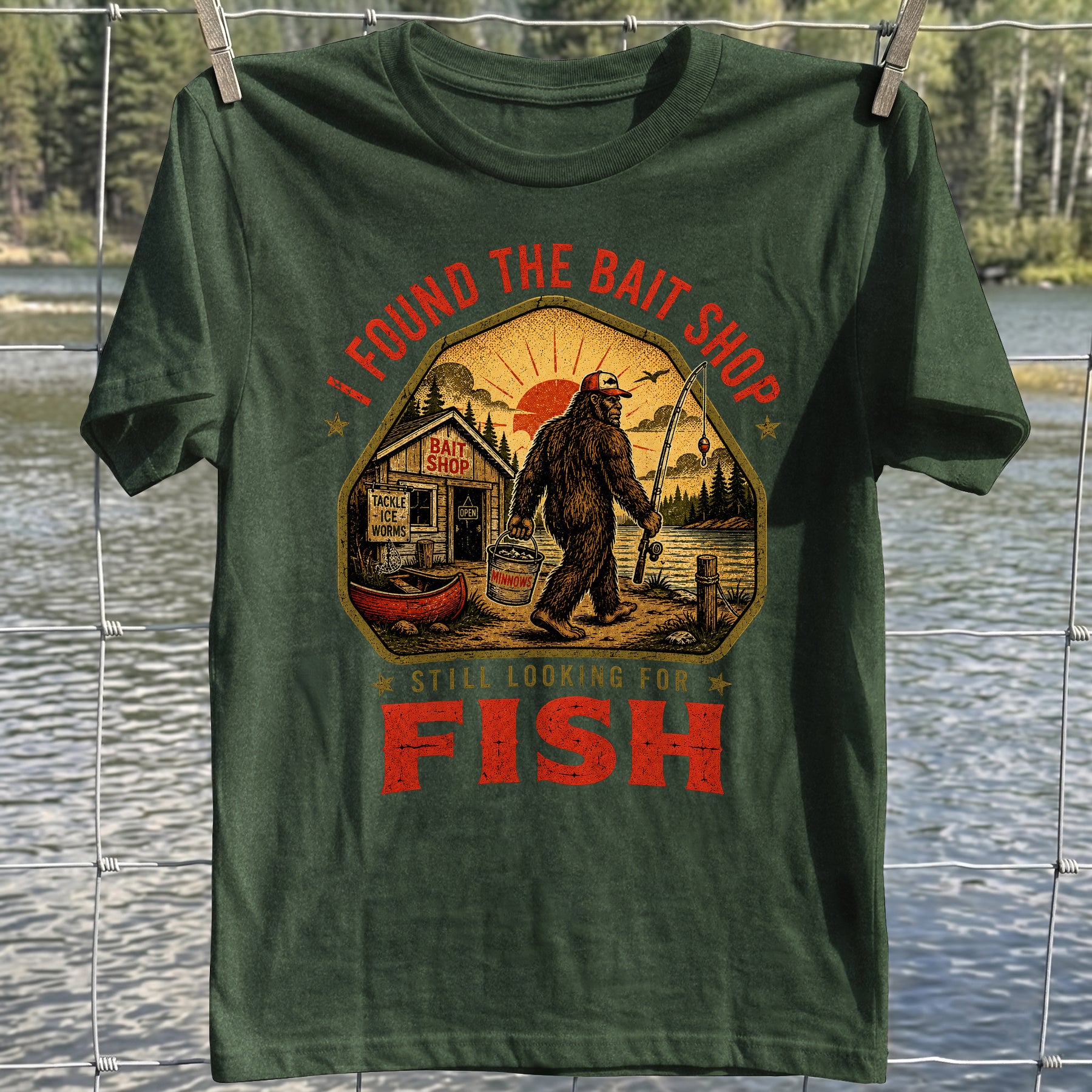 Bigfoot Bait Shop T-shirt