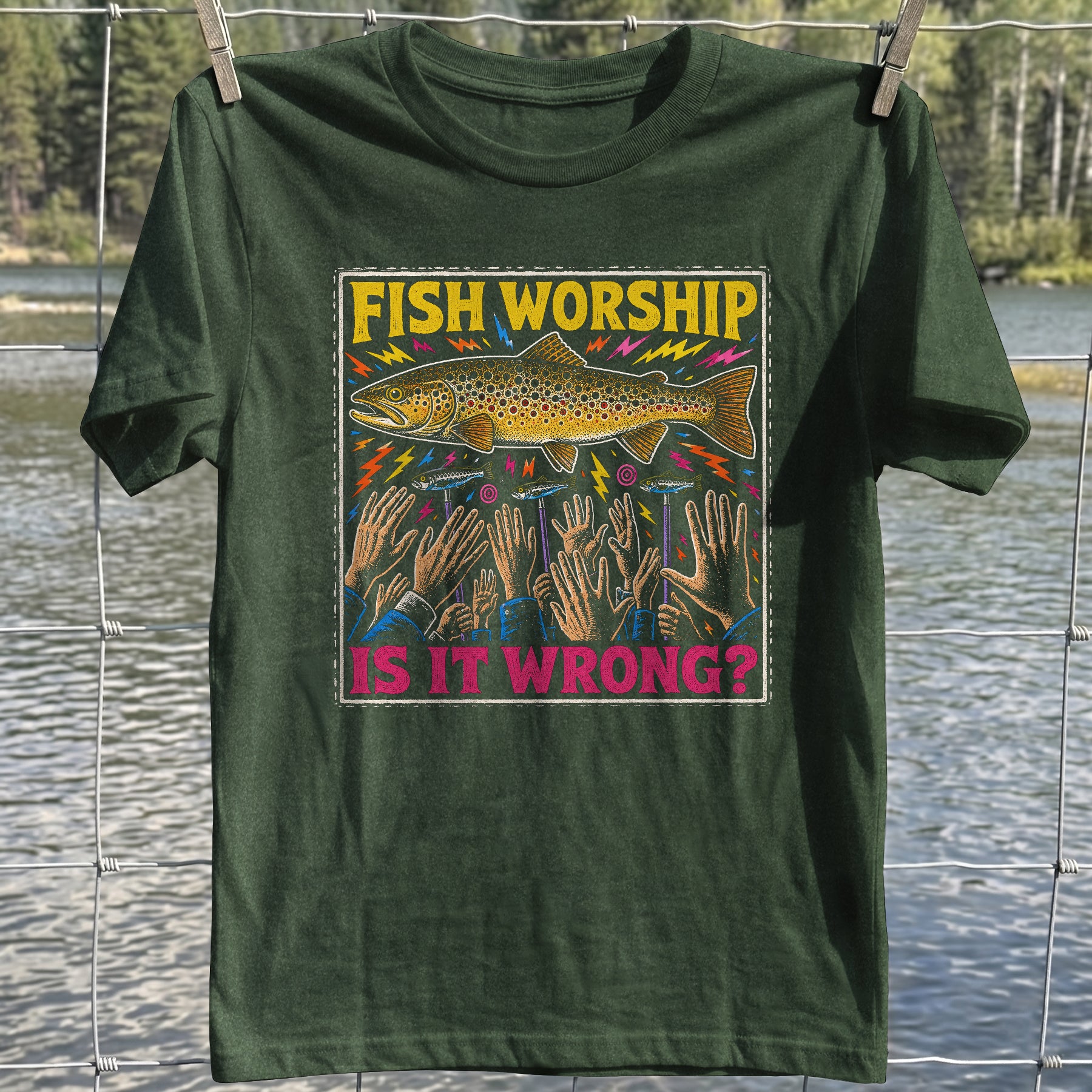 Fish Worship T-shirt